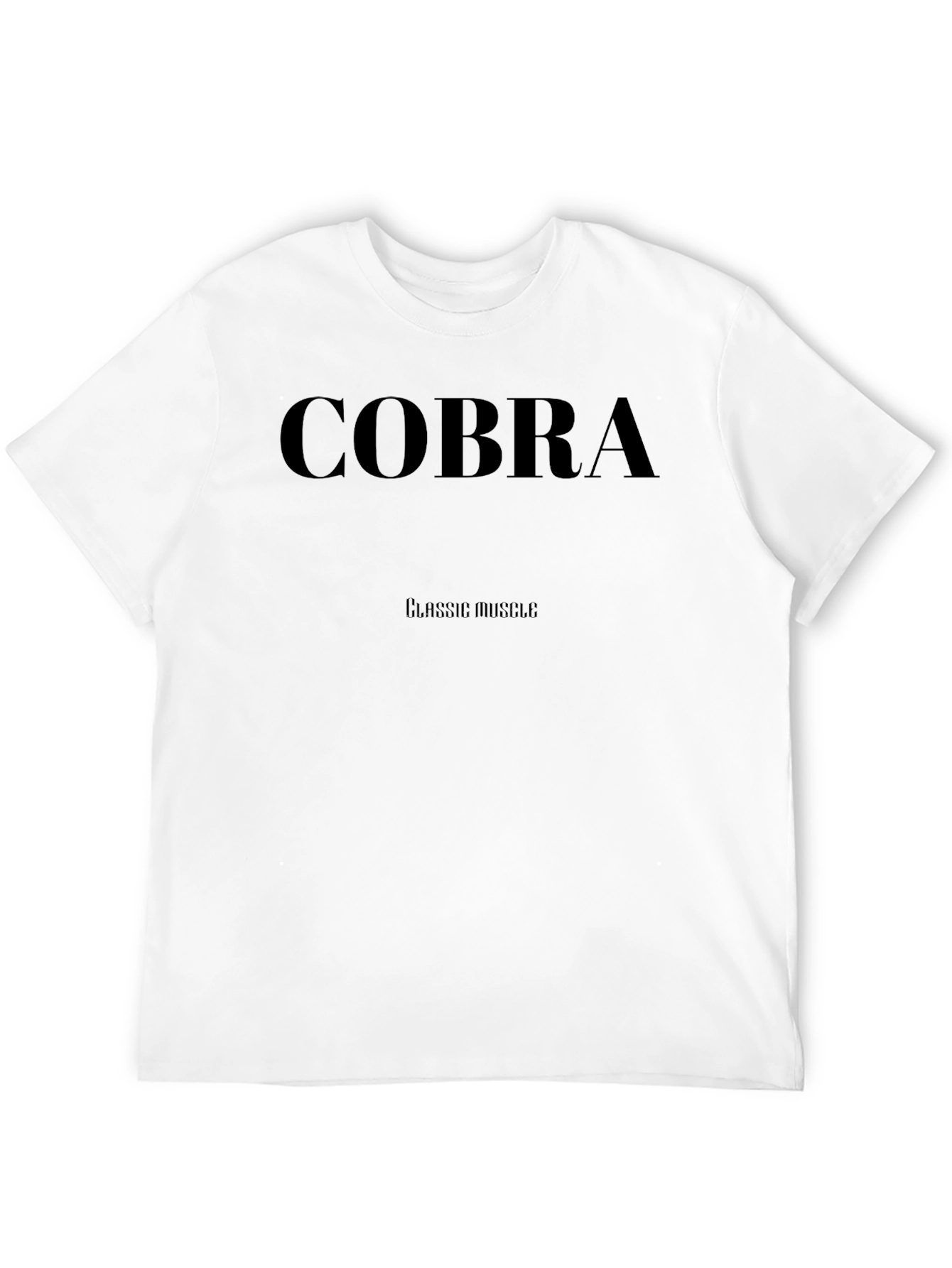 COBRA Classic Muscle Graphic Tee - Black