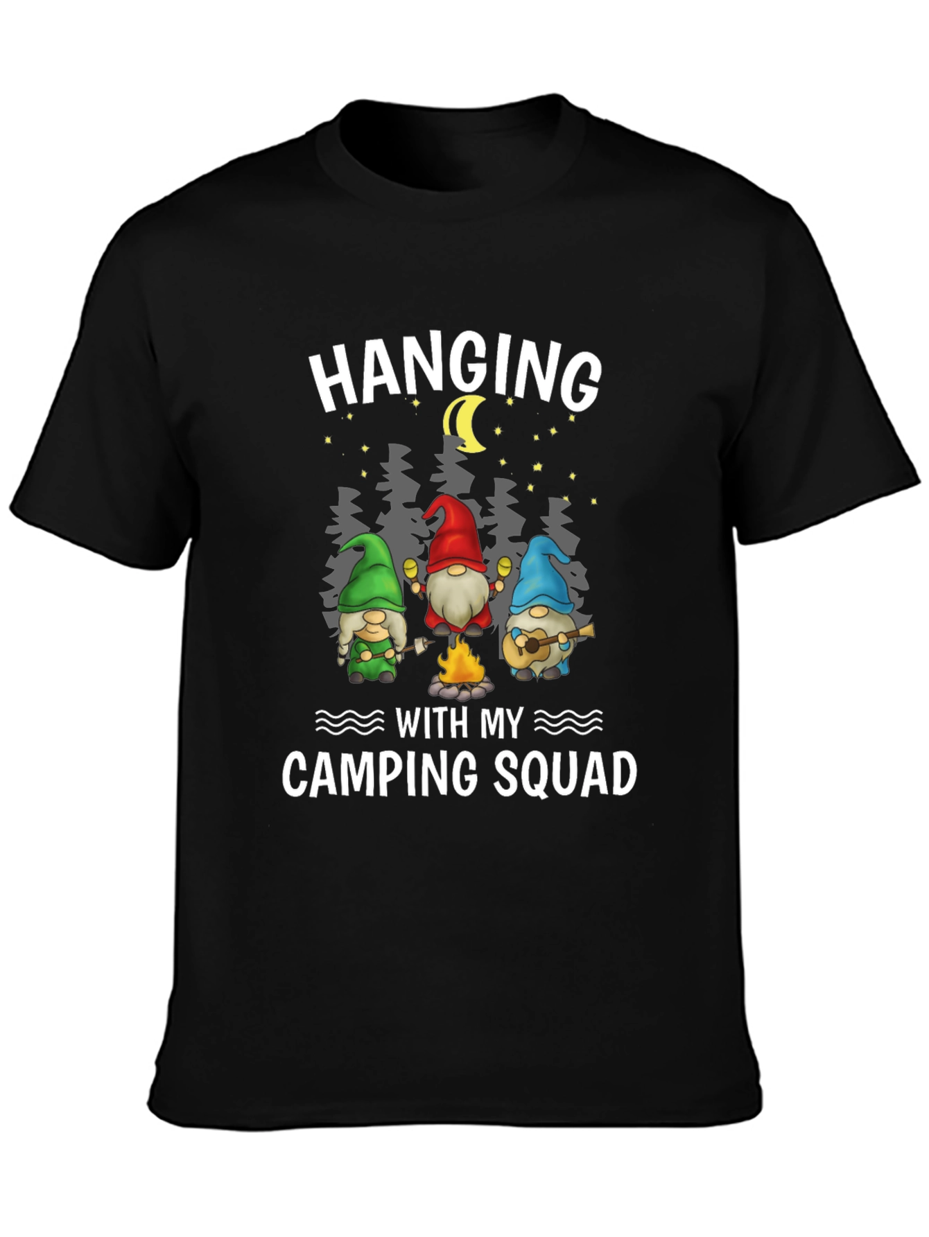 Camping Squad Gnome T-Shirt