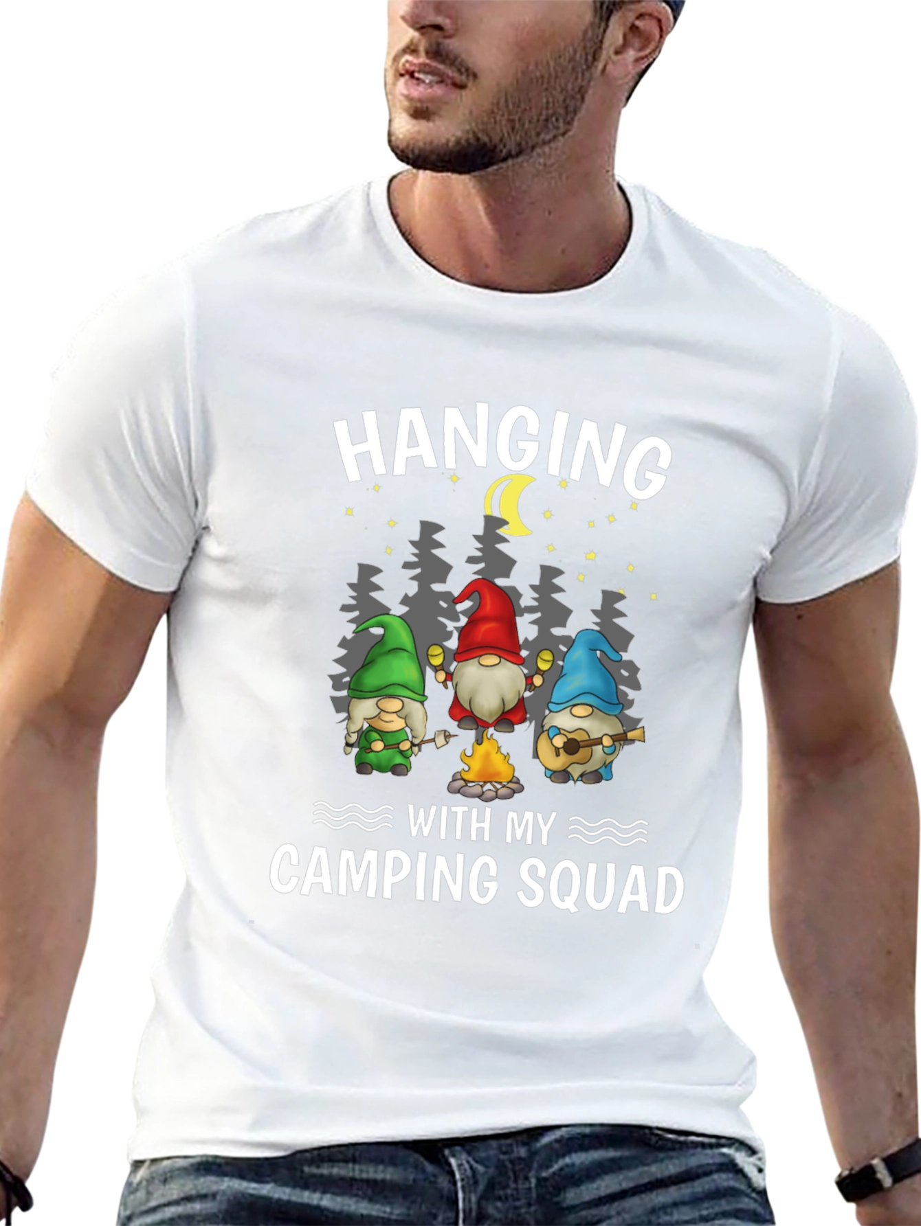 Camping Squad Gnome T-Shirt