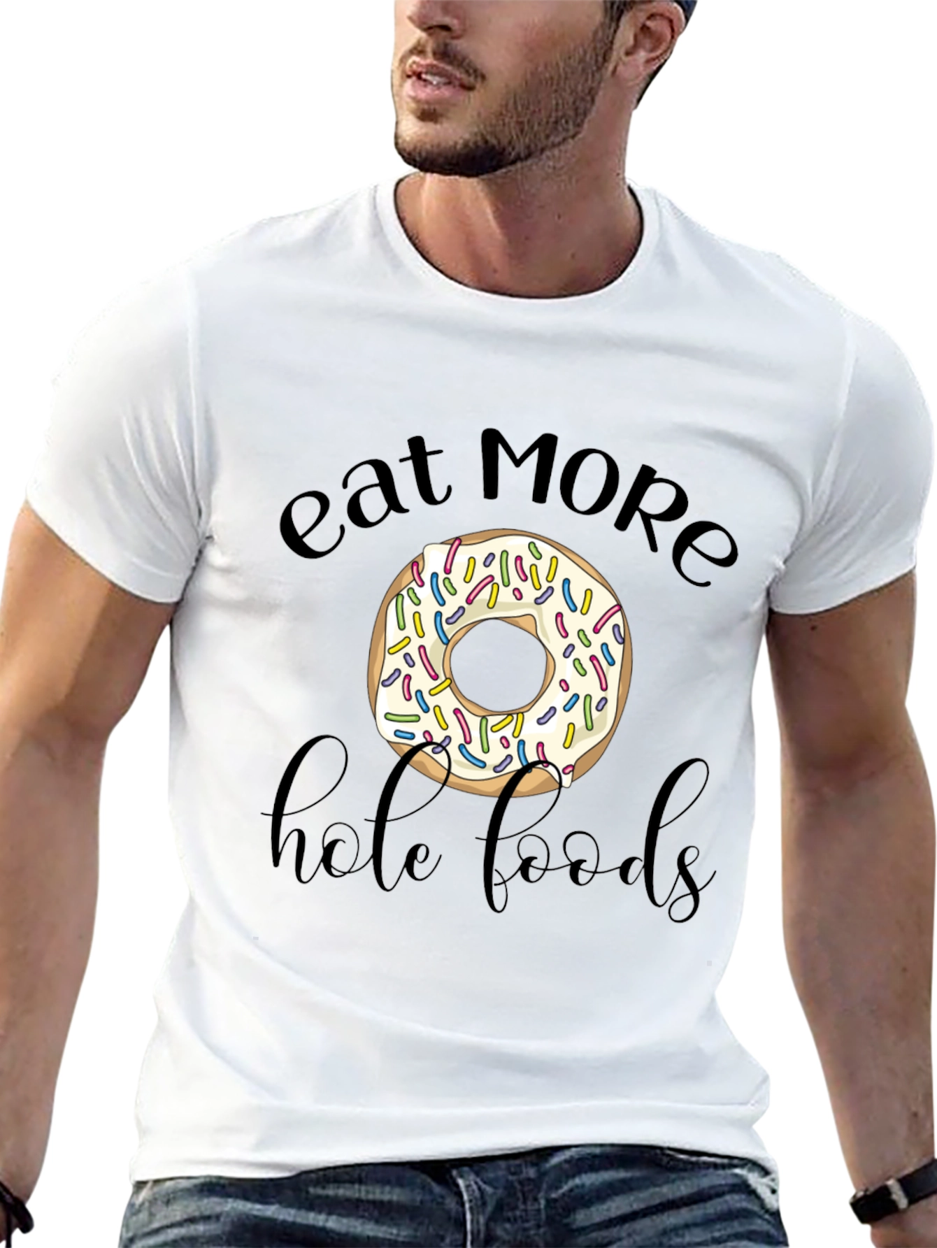 Eat More Hole Foods Donut Graphic Tee