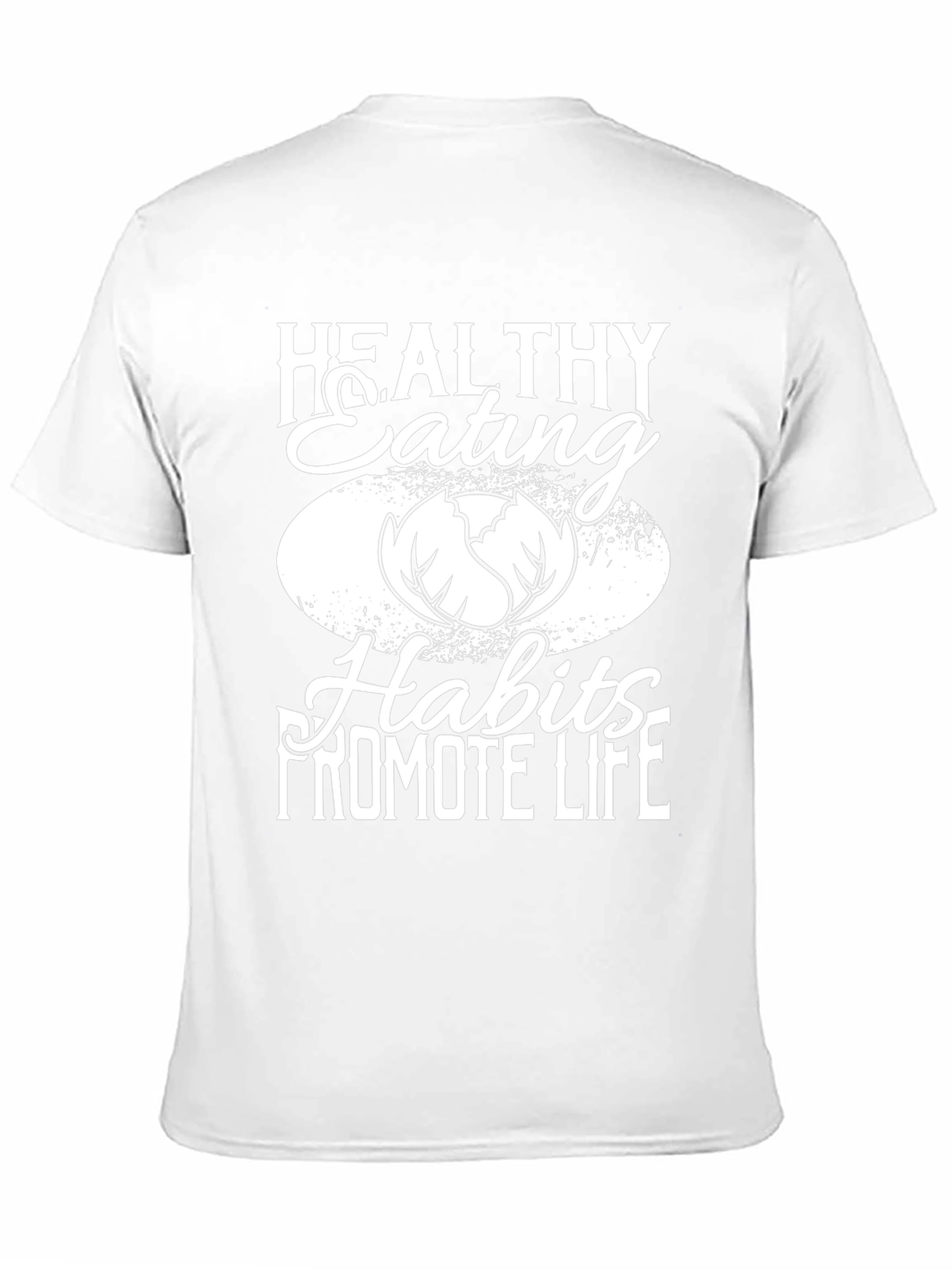 Healthy Eating Black Graphic Tee