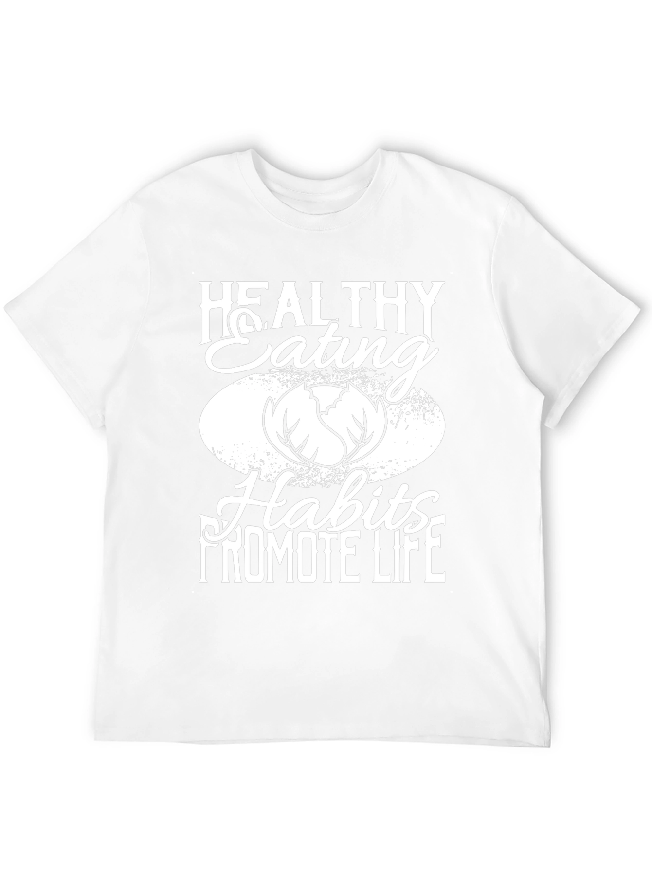 Healthy Eating Black Graphic Tee