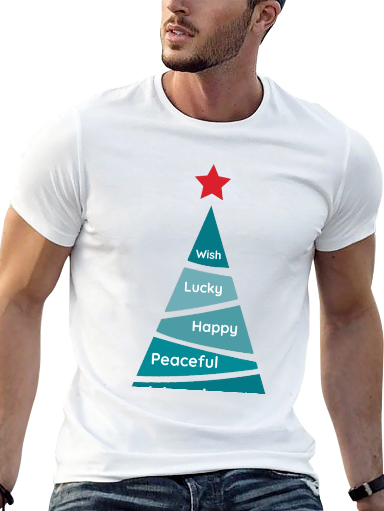 Festive Holiday Wishes Graphic T-Shirt