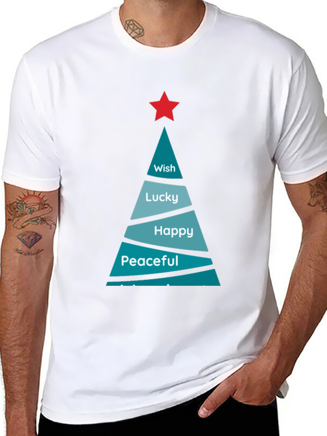 Festive Holiday Wishes Graphic T-Shirt