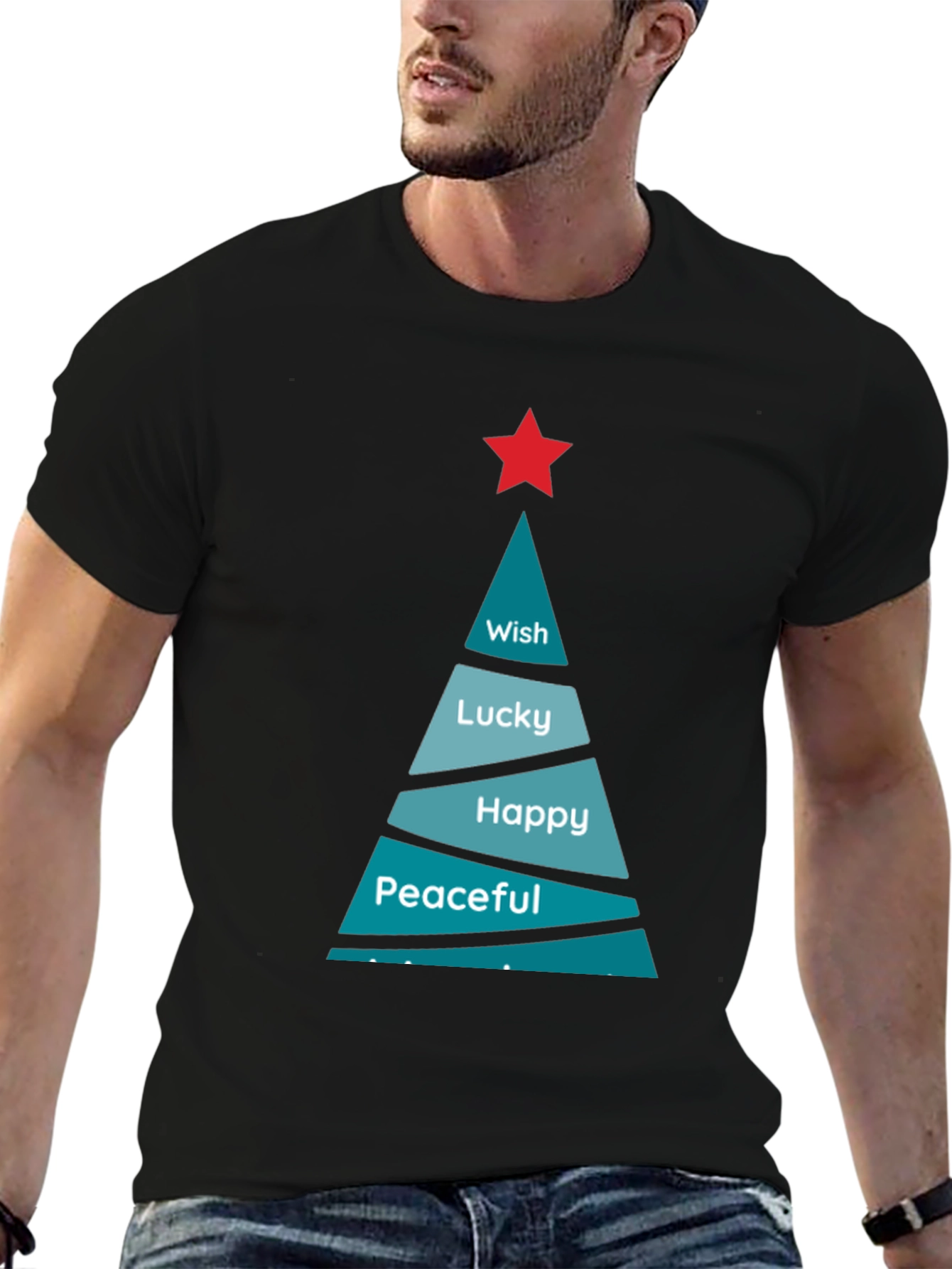 Festive Holiday Wishes Graphic T-Shirt