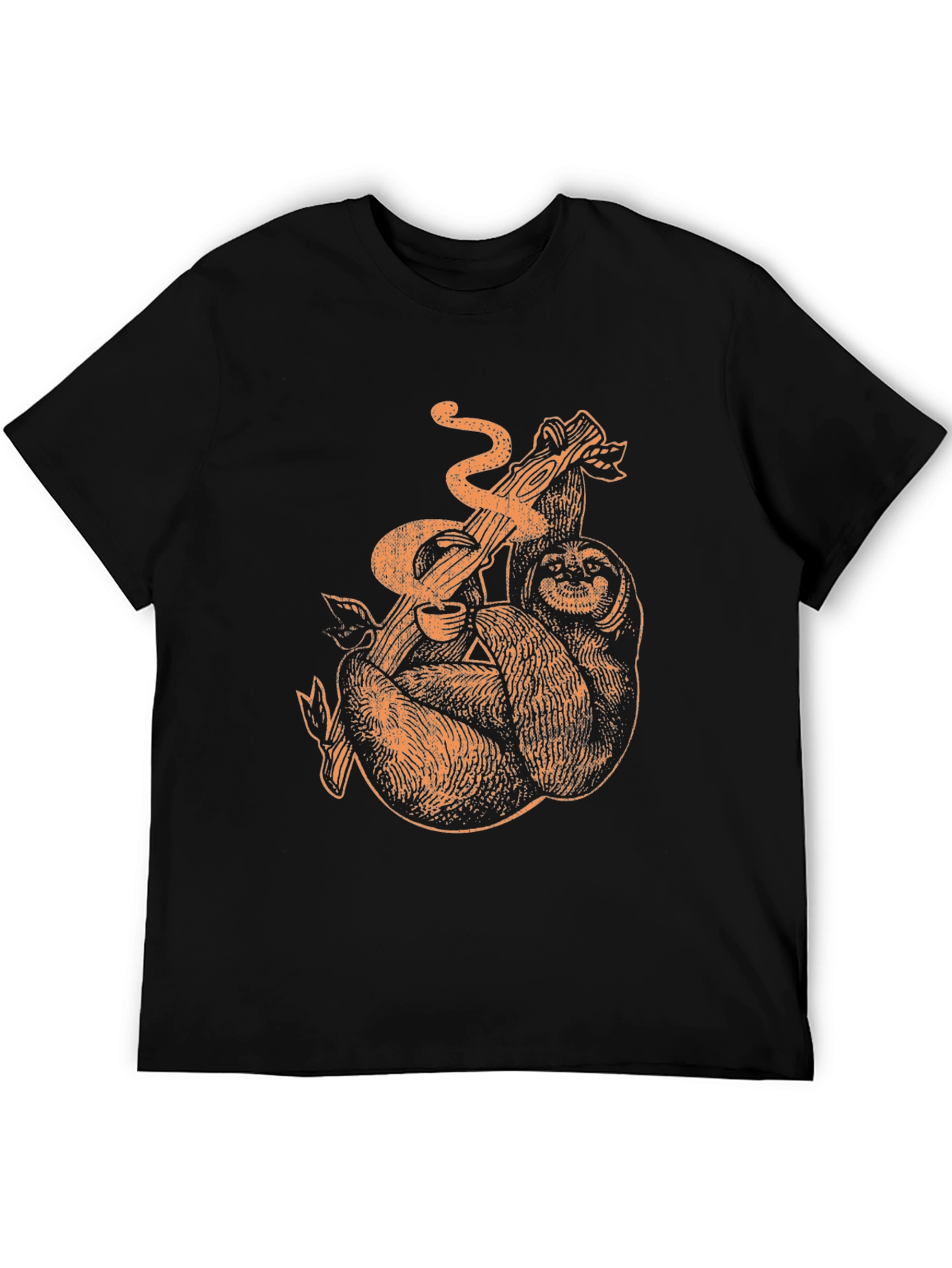 Sloth & Snake Graphic Tee - Black