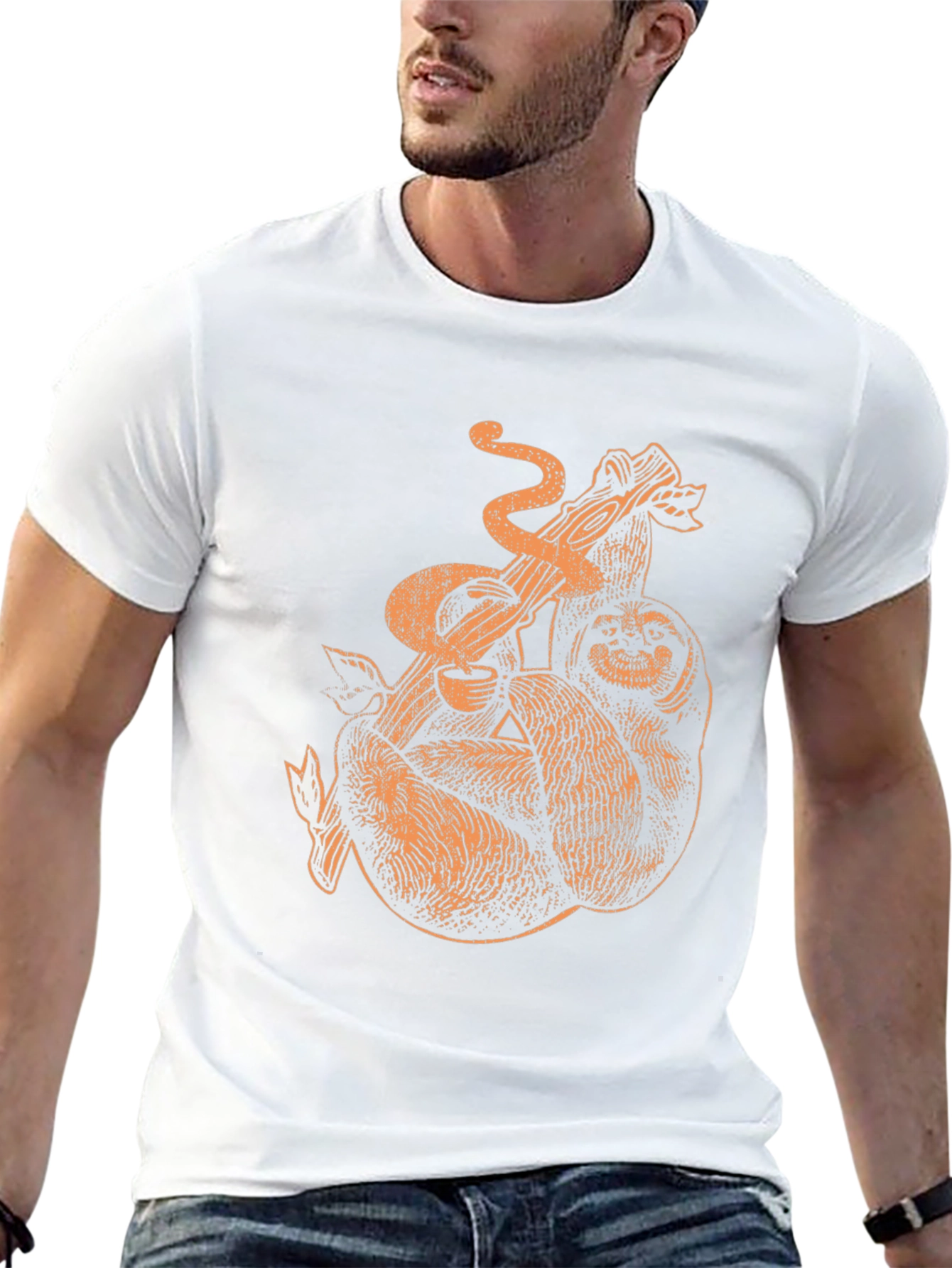 Sloth & Snake Graphic Tee - Black