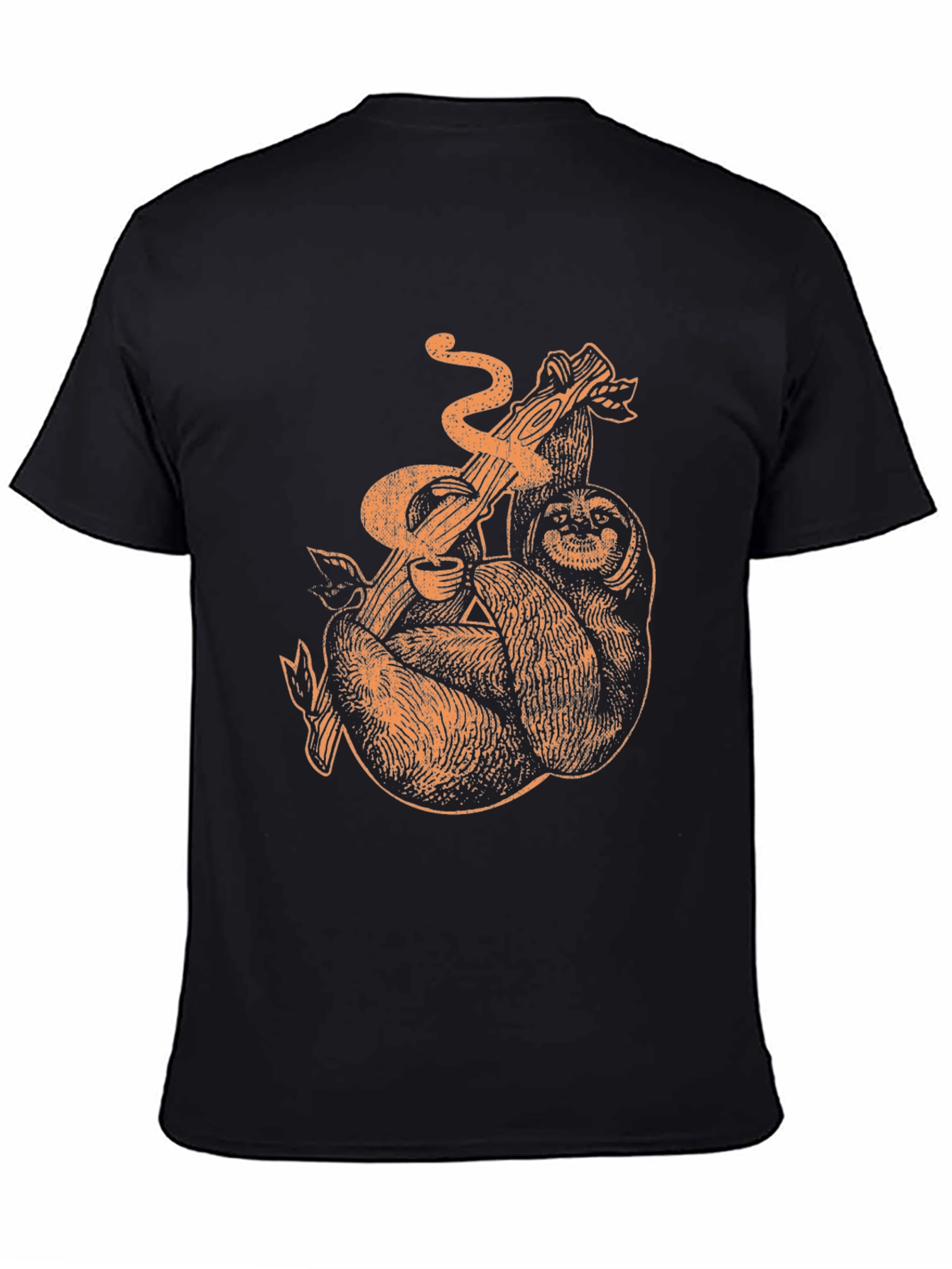 Sloth & Snake Graphic Tee - Black