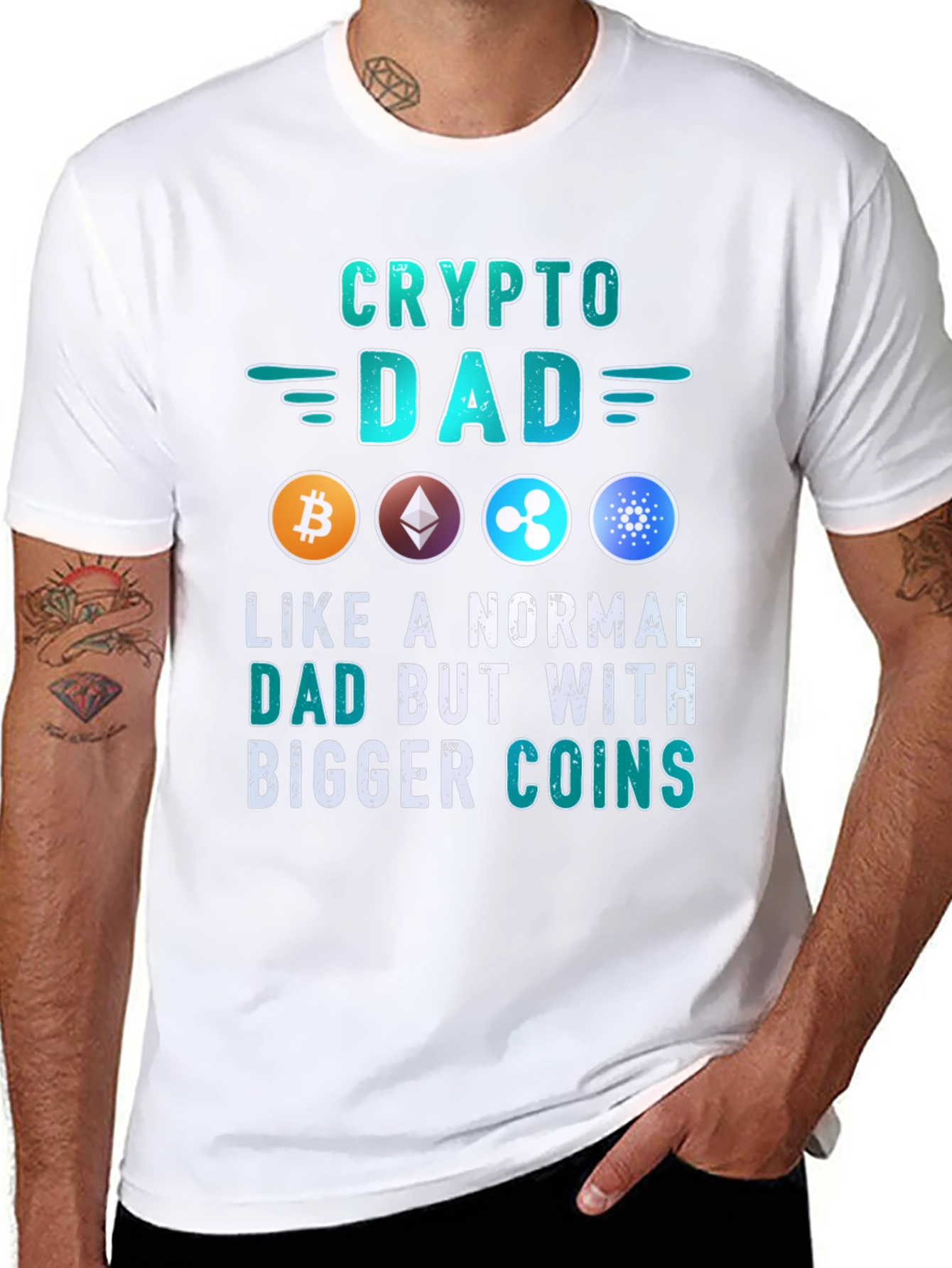 Crypto Dad Black T-Shirt