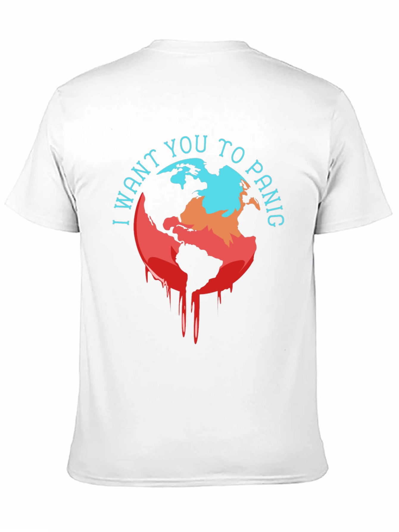 Distressed Earth Graphic Tee - Climate Panic