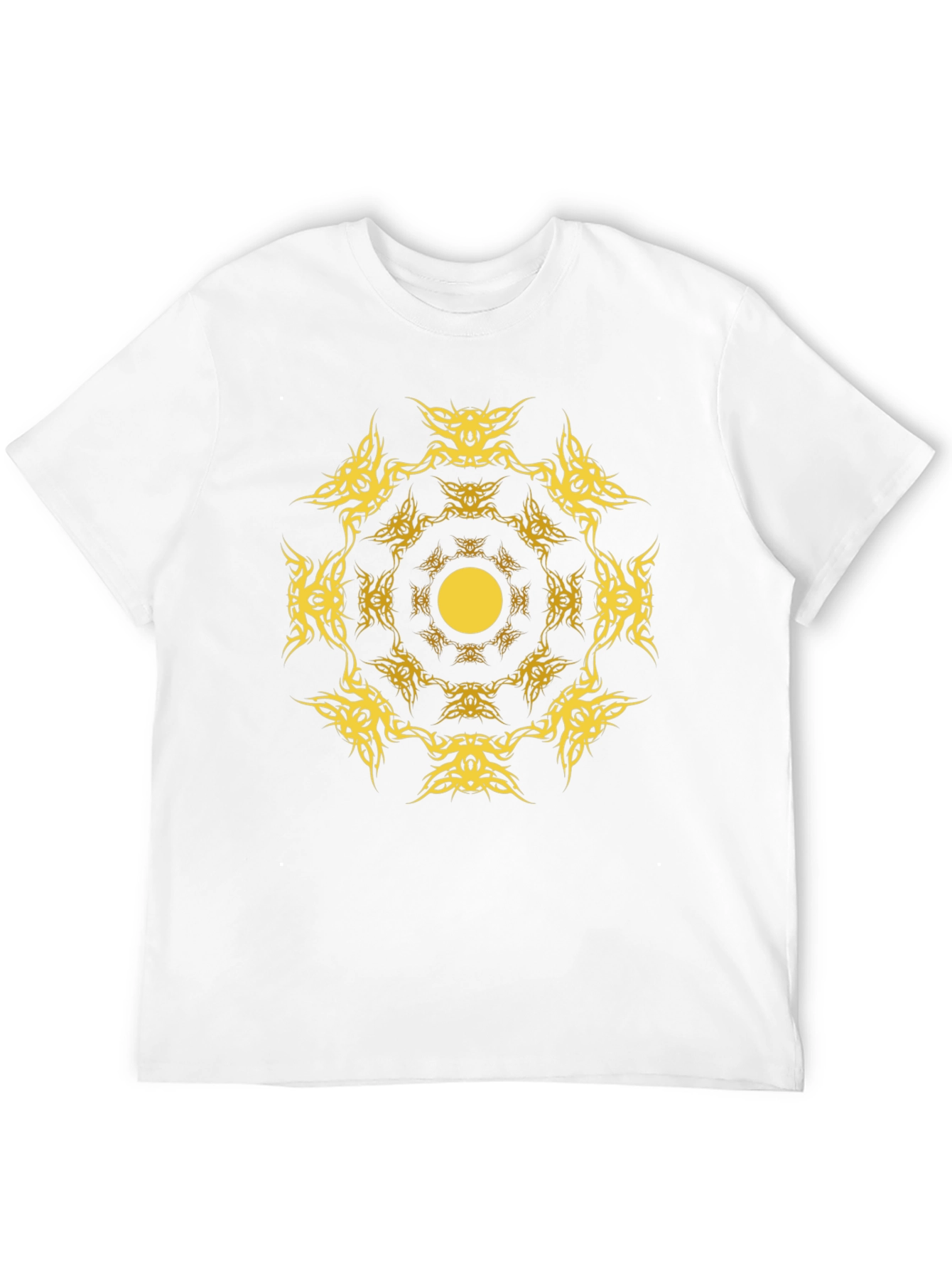 Tribal Sun Graphic Black T-Shirt