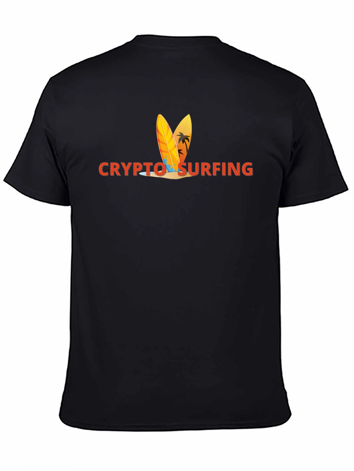 Crypto Surfing Graphic T-Shirt