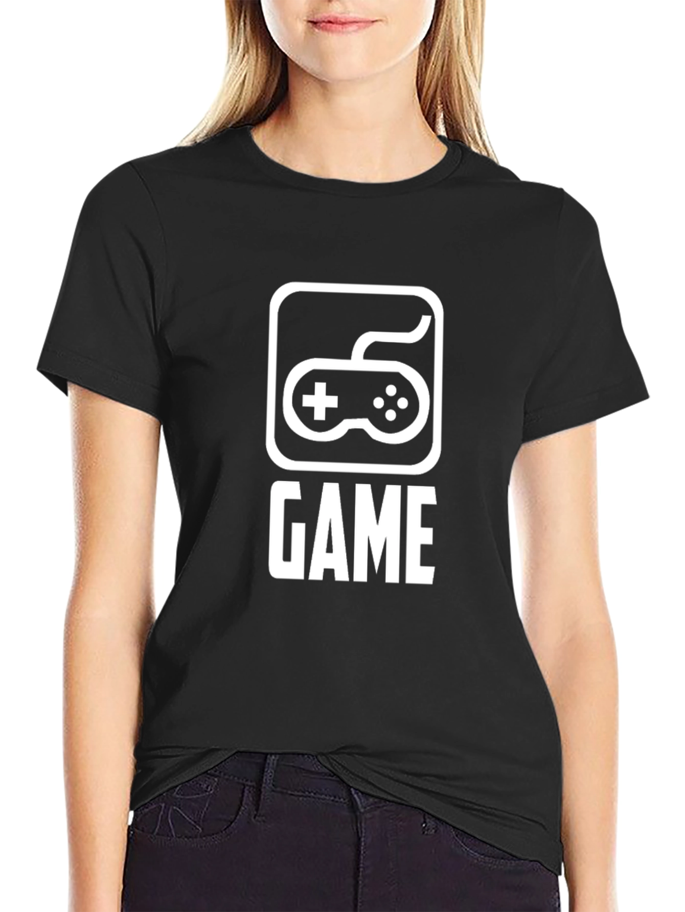 Gamer Style T-Shirt - Black Graphic Tee