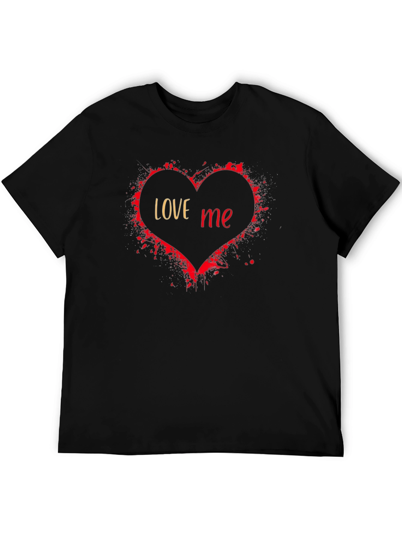 Love Me T-Shirt - Red Heart Valentines Day Tee