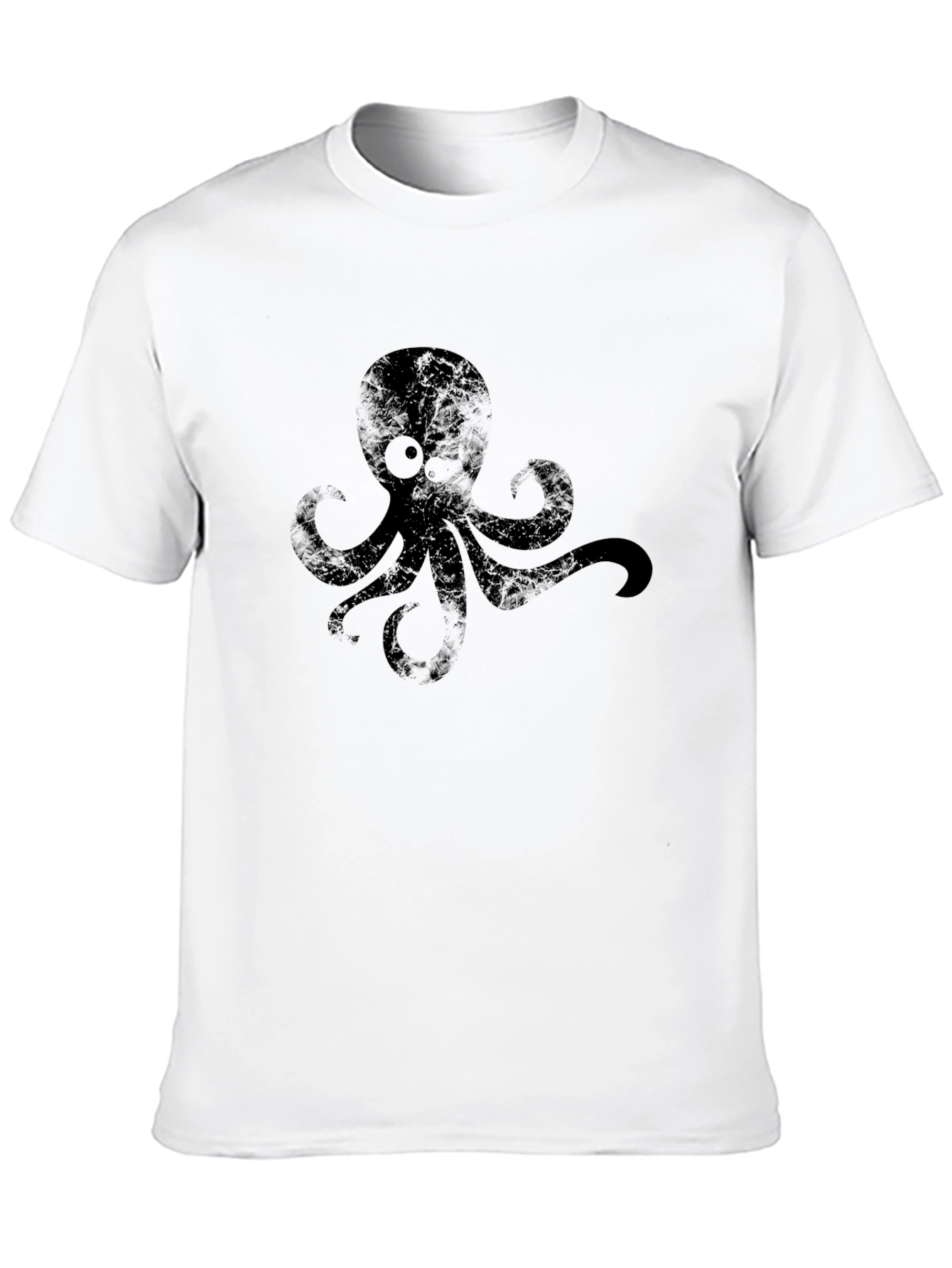 Black Octopus Graphic Tee - Trendy Casual Wear