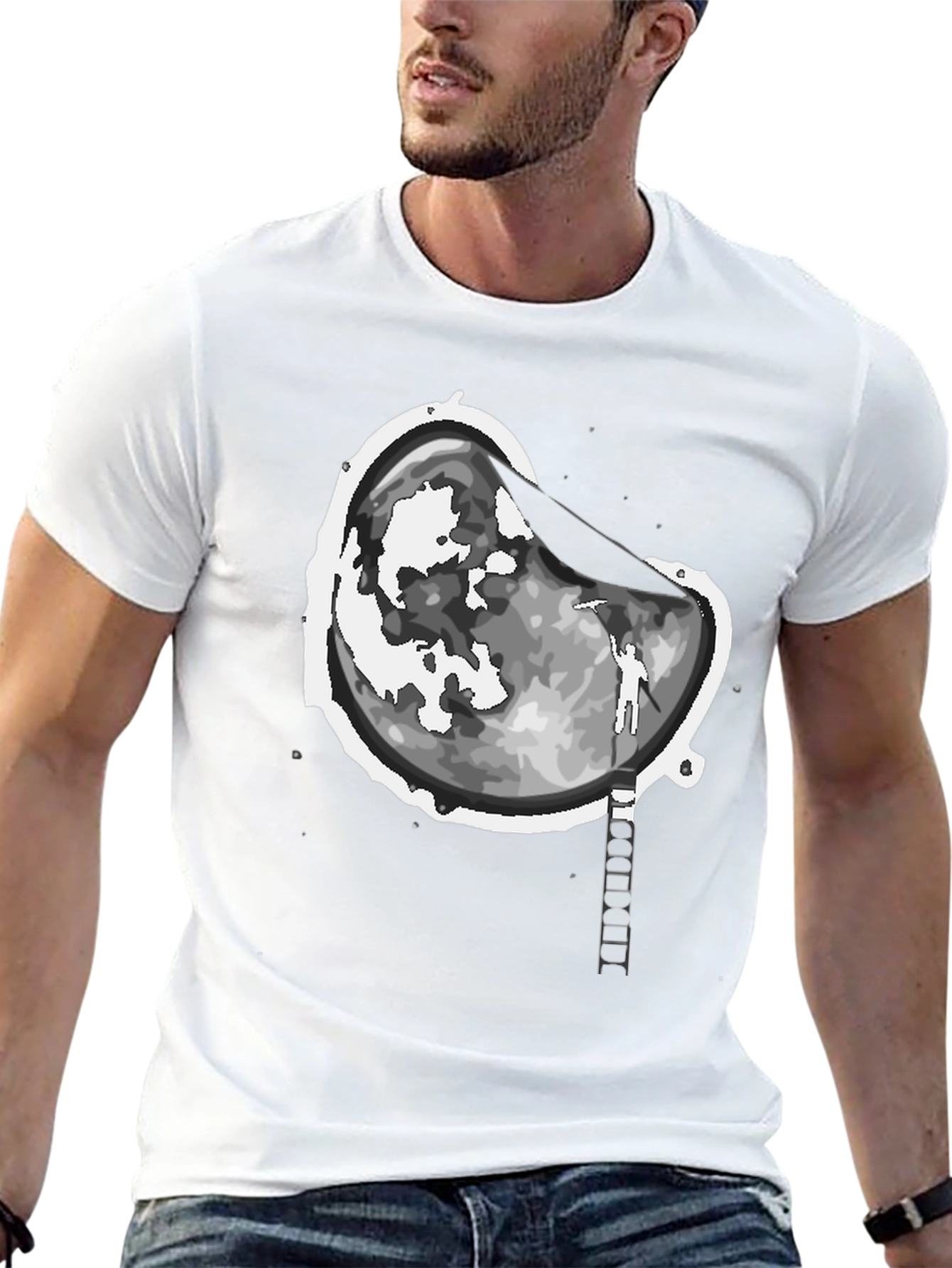 Man on the Moon Graphic Tee