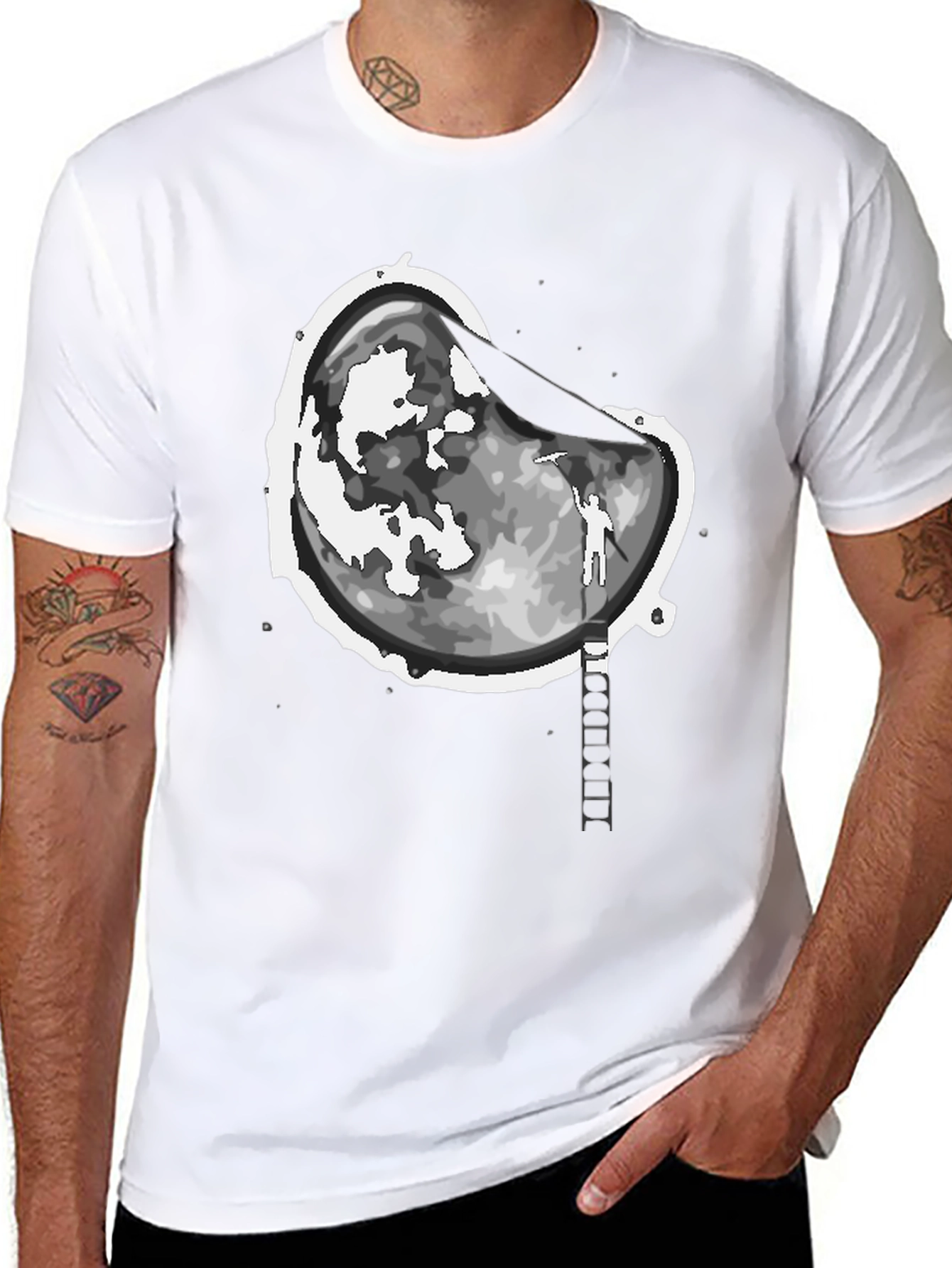 Man on the Moon Graphic Tee
