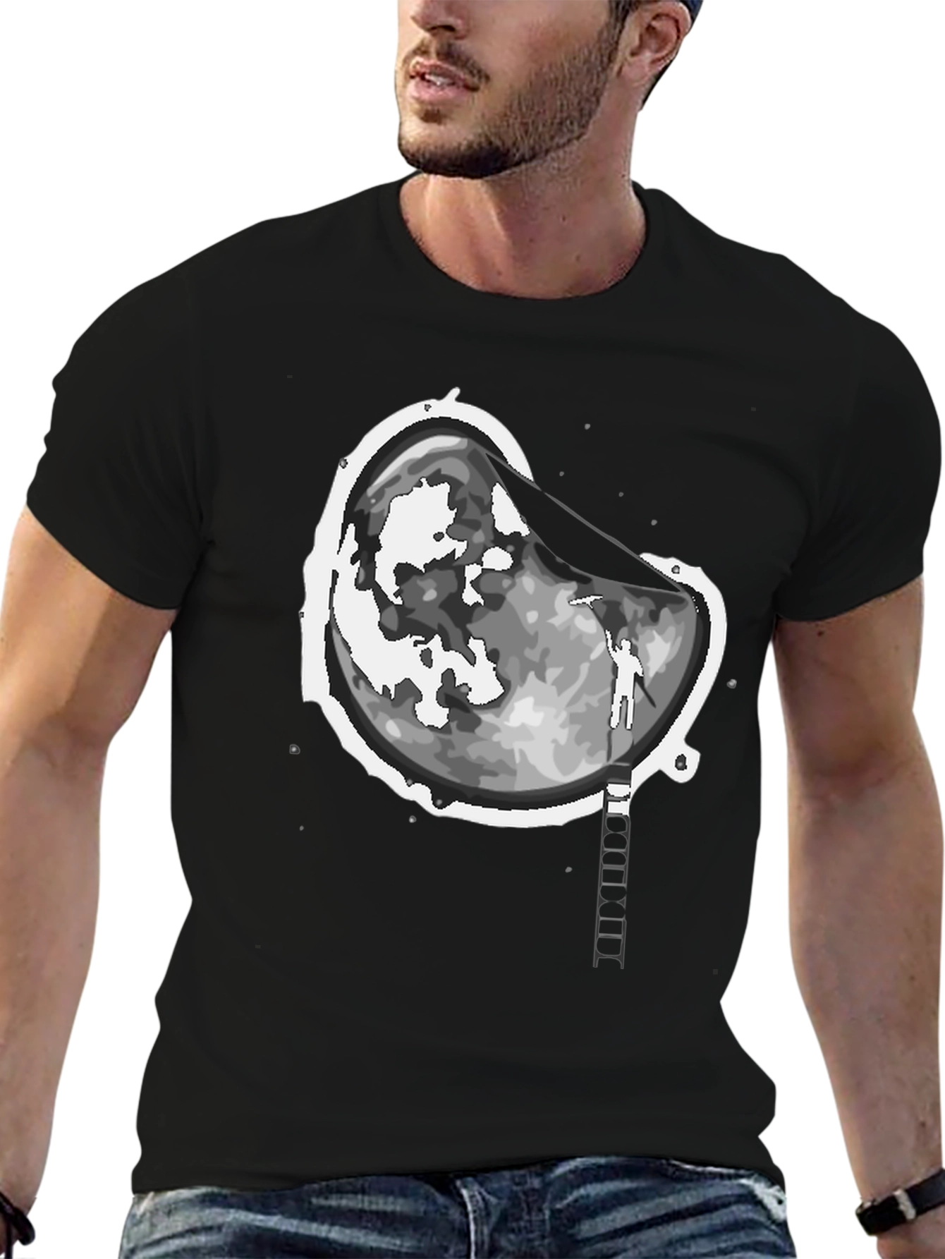Man on the Moon Graphic Tee