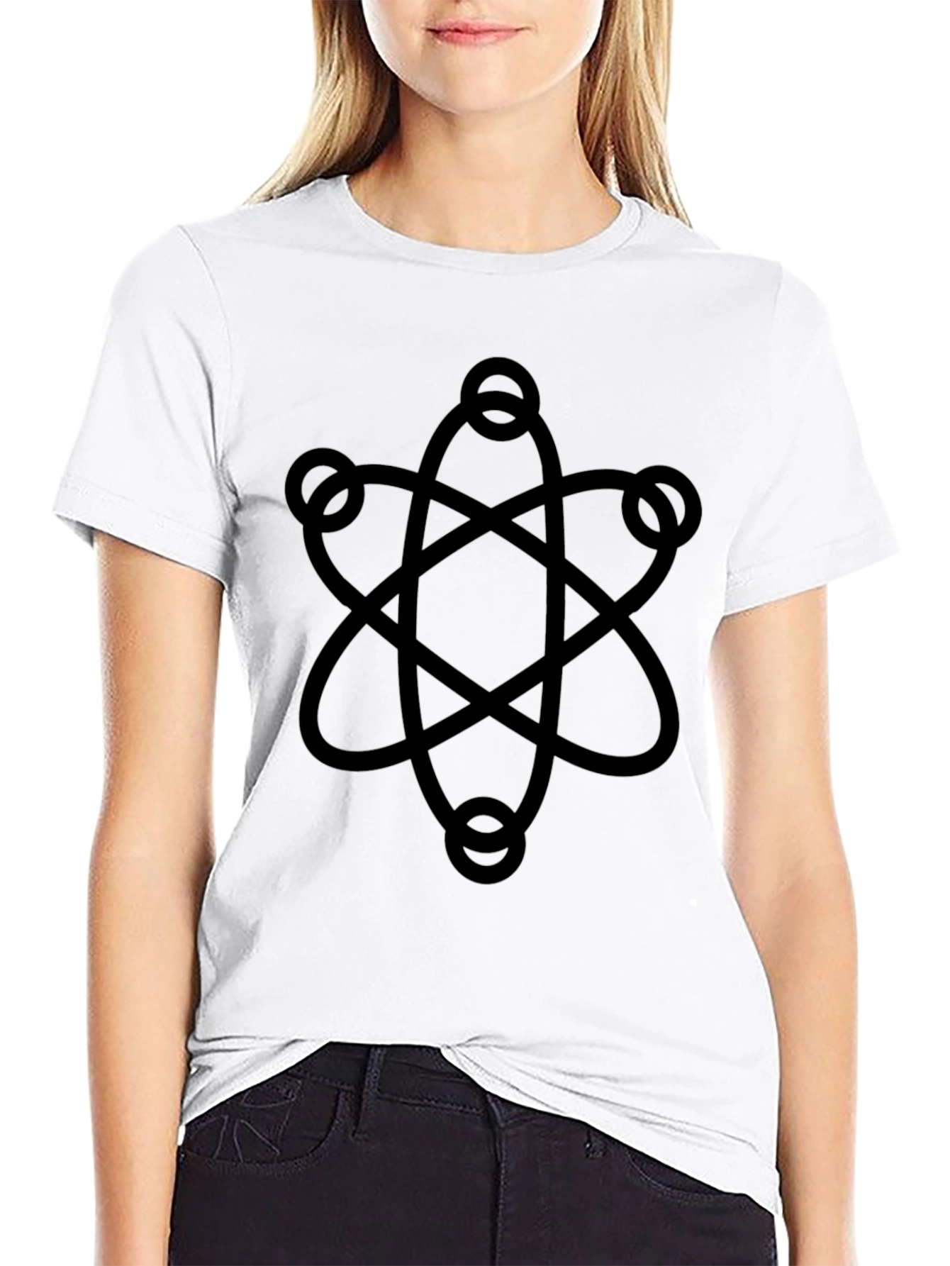 Atomic Symbol Black T-Shirt