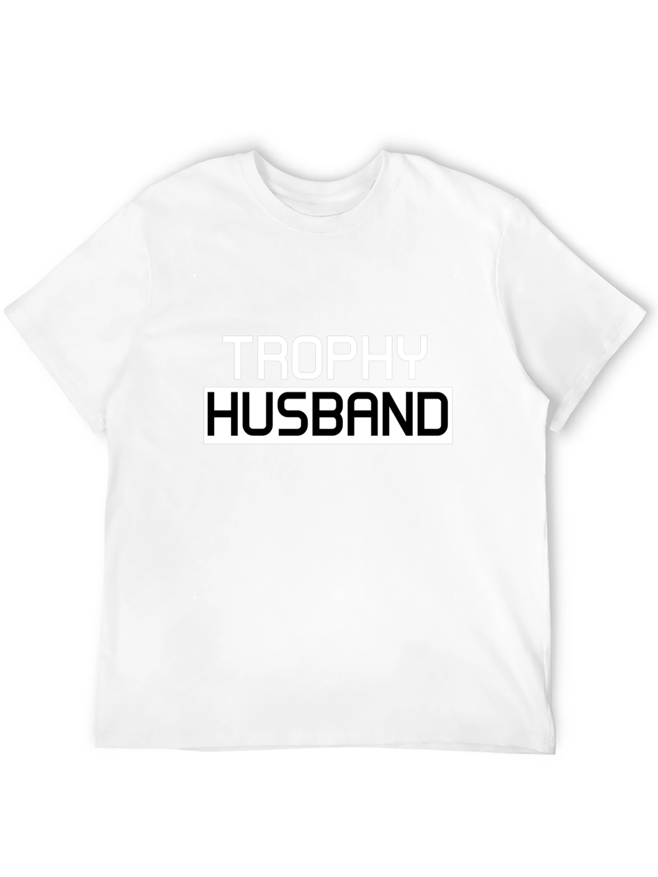 Trophy Husband Graphic Tee - Black Cotton T-Shirt