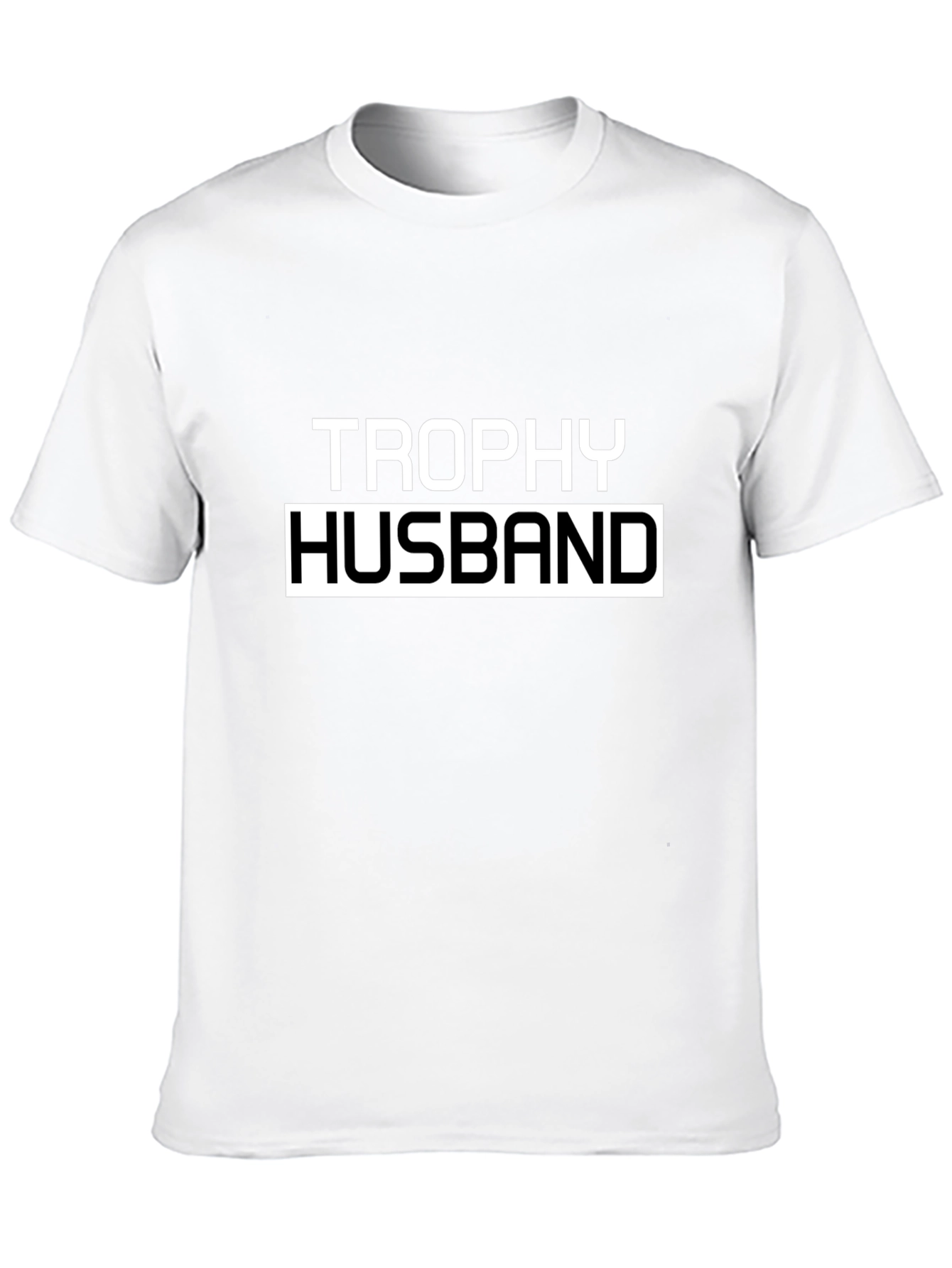 Trophy Husband Graphic Tee - Black Cotton T-Shirt