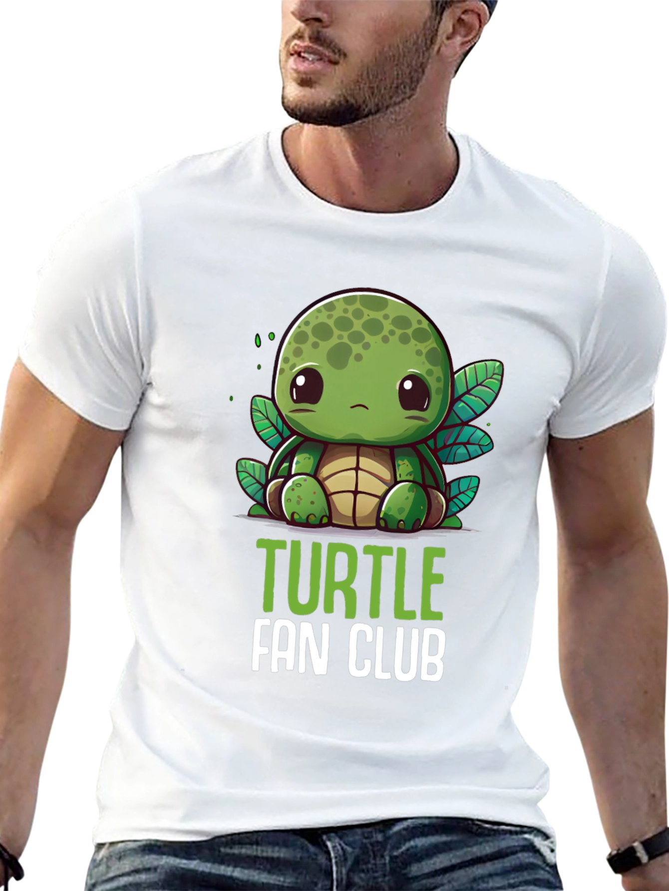 Cute Turtle Fan Club Graphic Tee - Unisex