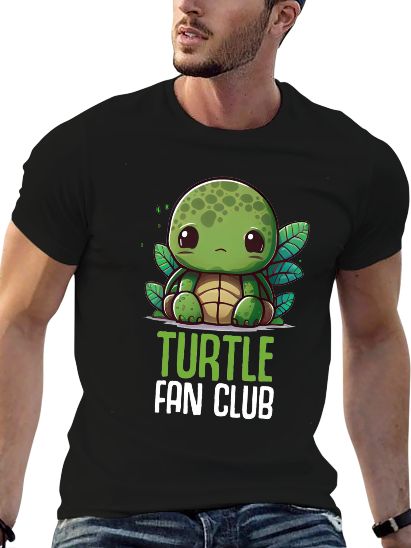 Cute Turtle Fan Club Graphic Tee - Unisex