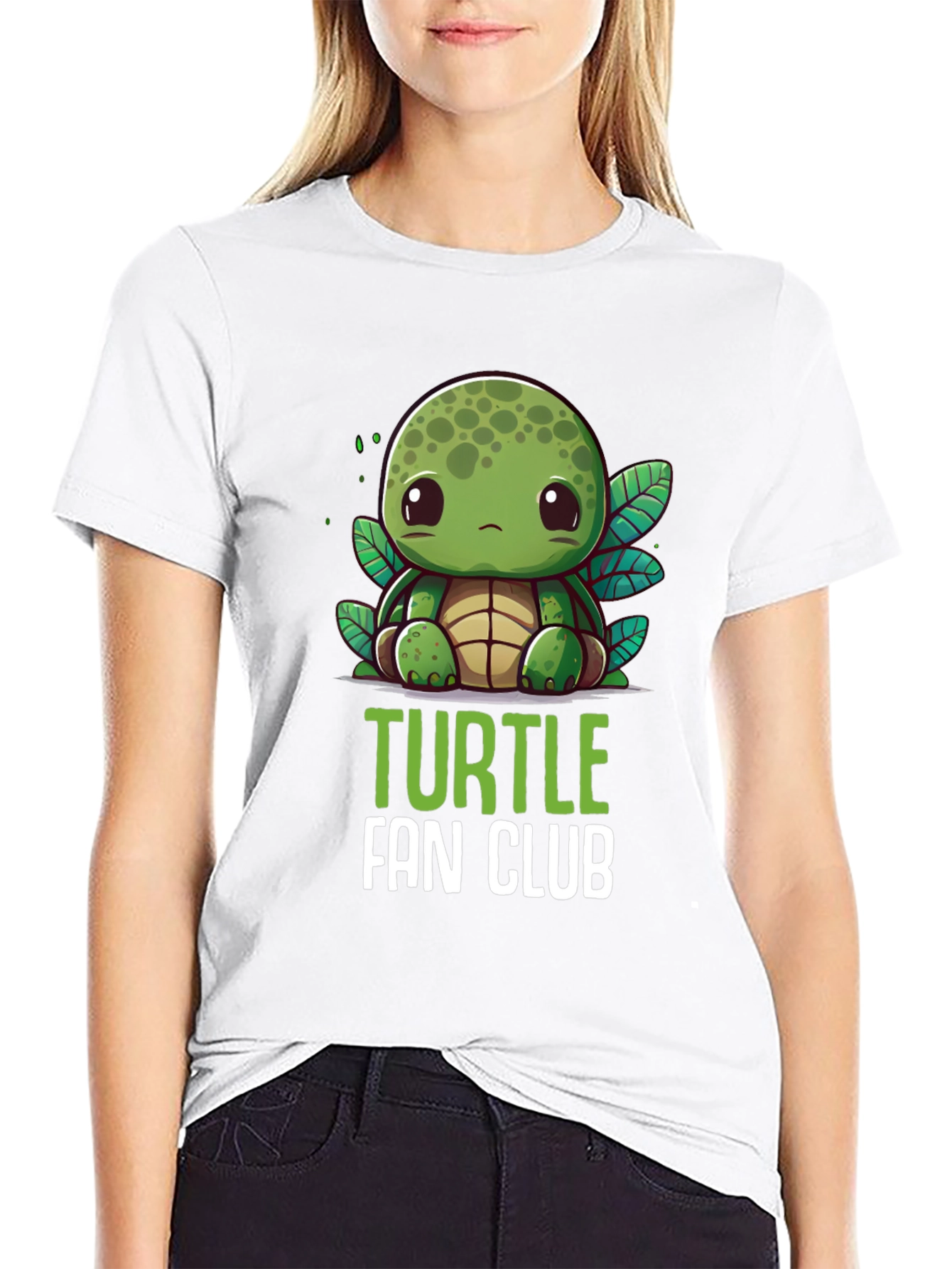 Cute Turtle Fan Club Graphic Tee - Unisex
