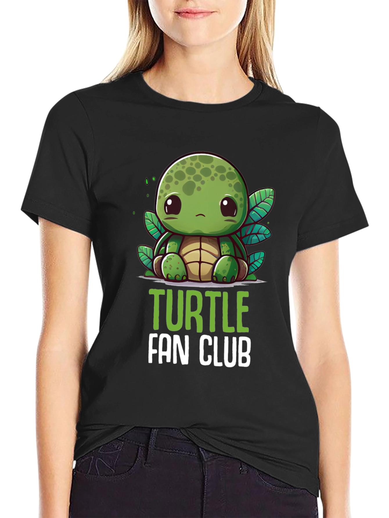 Cute Turtle Fan Club Graphic Tee - Unisex