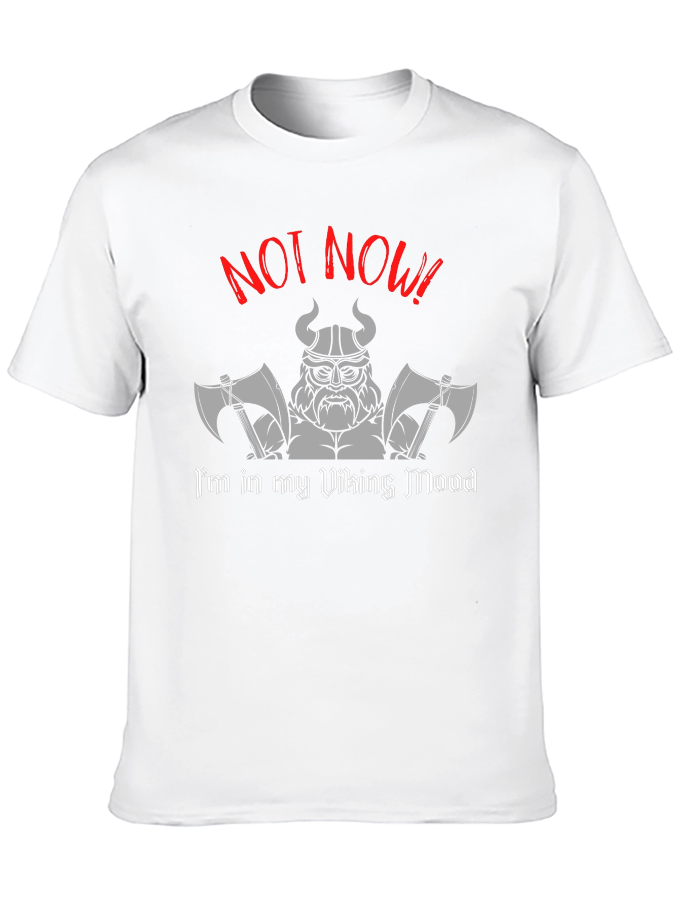 Viking Mood Black T-Shirt - Not Now!