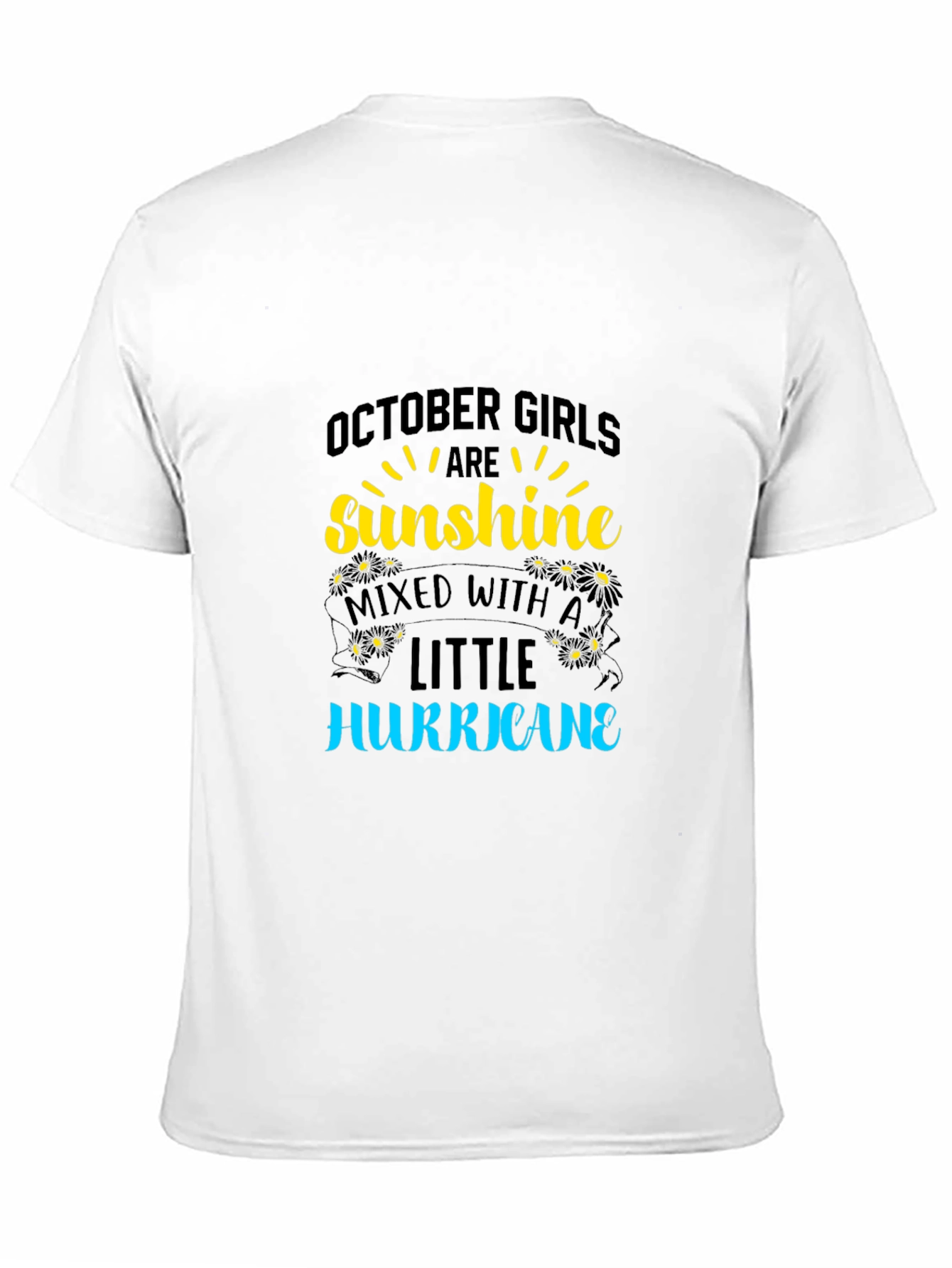 October Girls Sunshine Hurricane Black T-Shirt