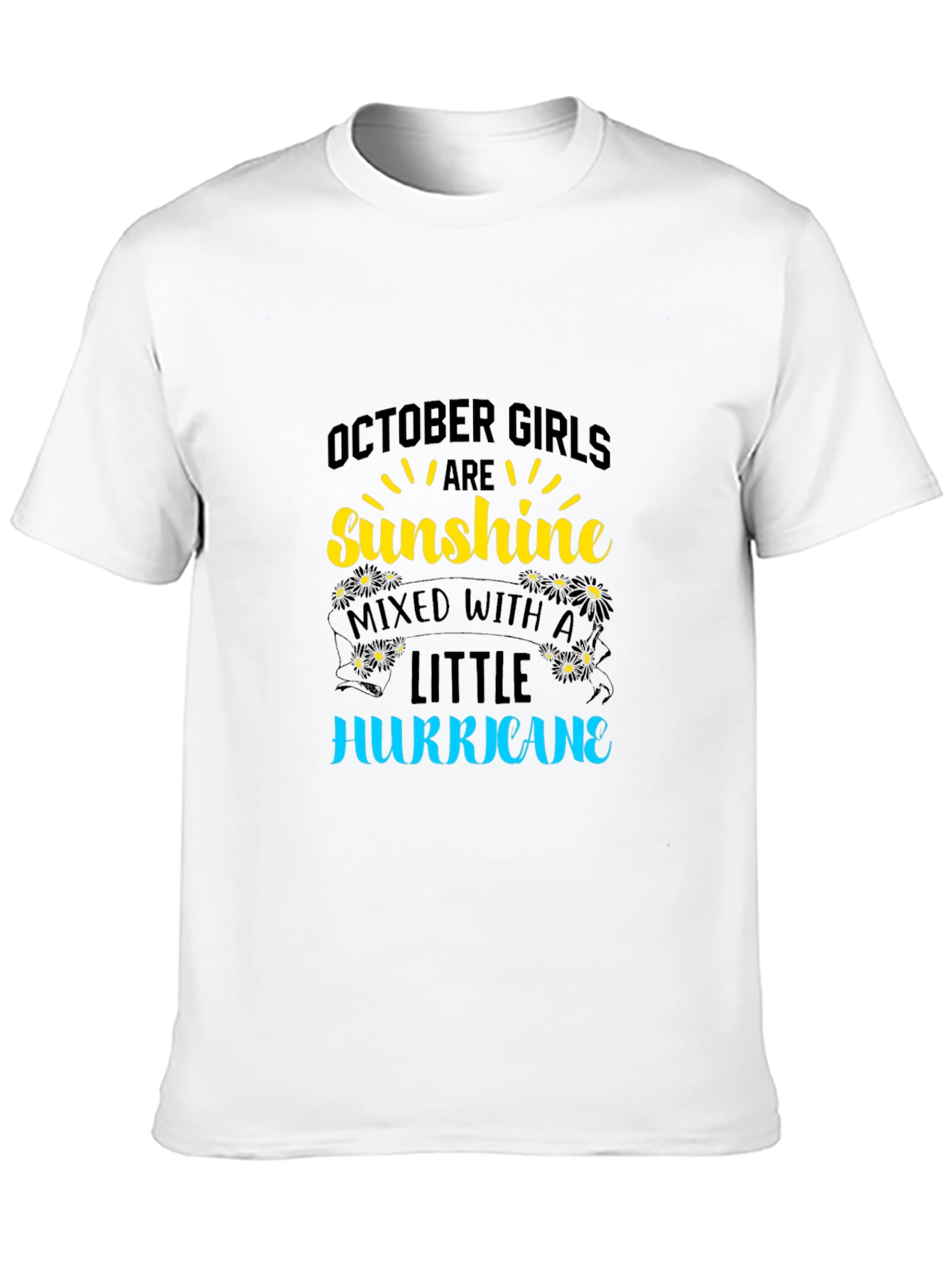 October Girls Sunshine Hurricane Black T-Shirt
