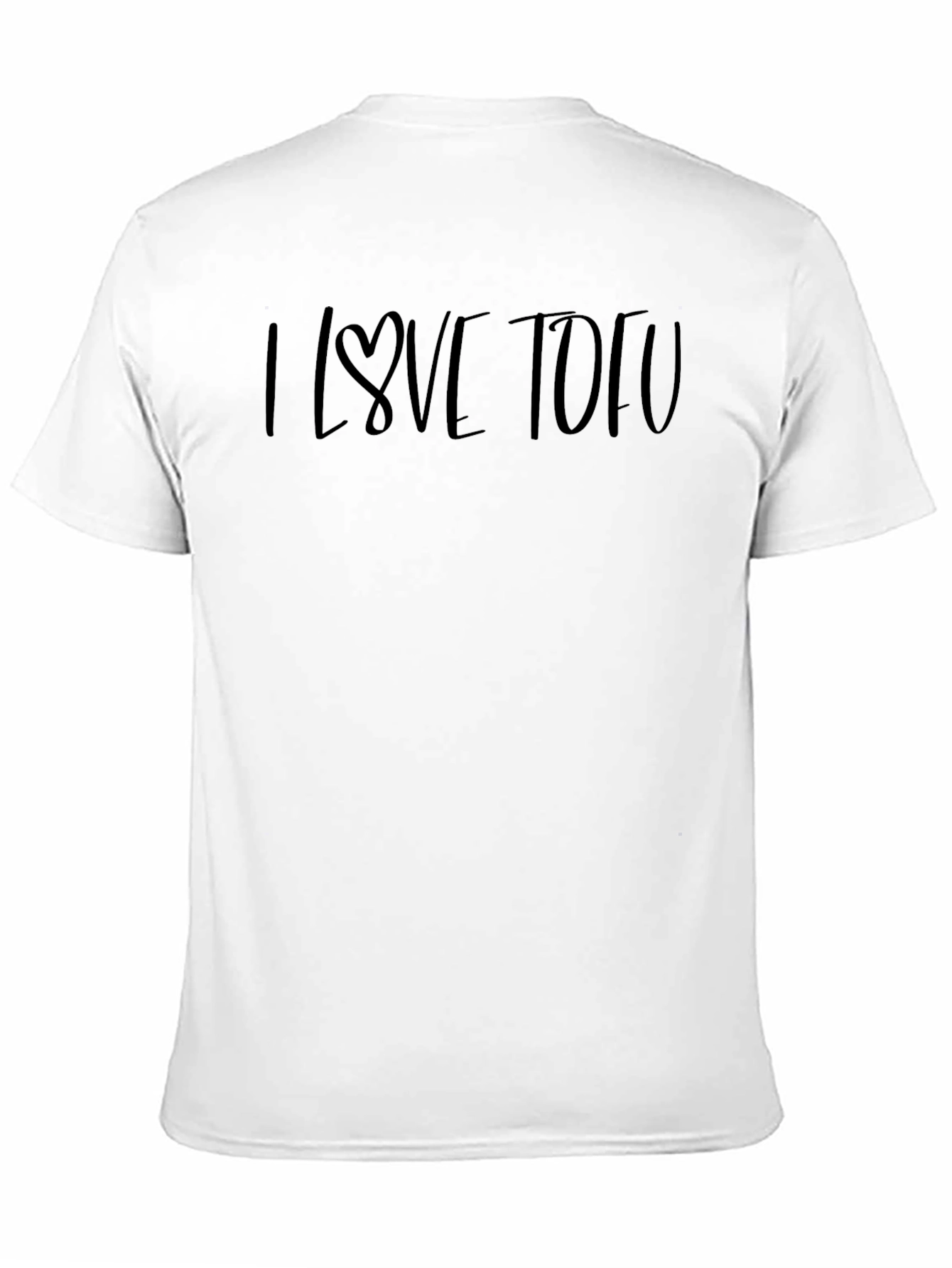 I Love Tofu Black T-Shirt