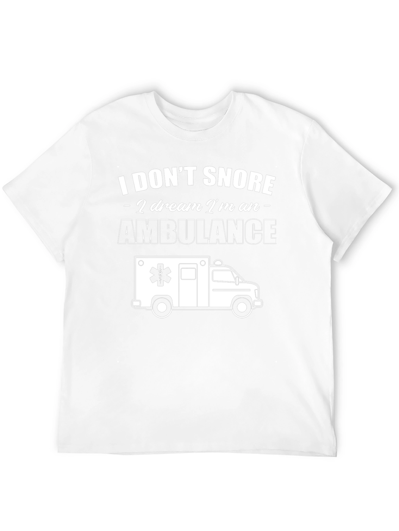 I Dont Snore Ambulance Graphic T-Shirt