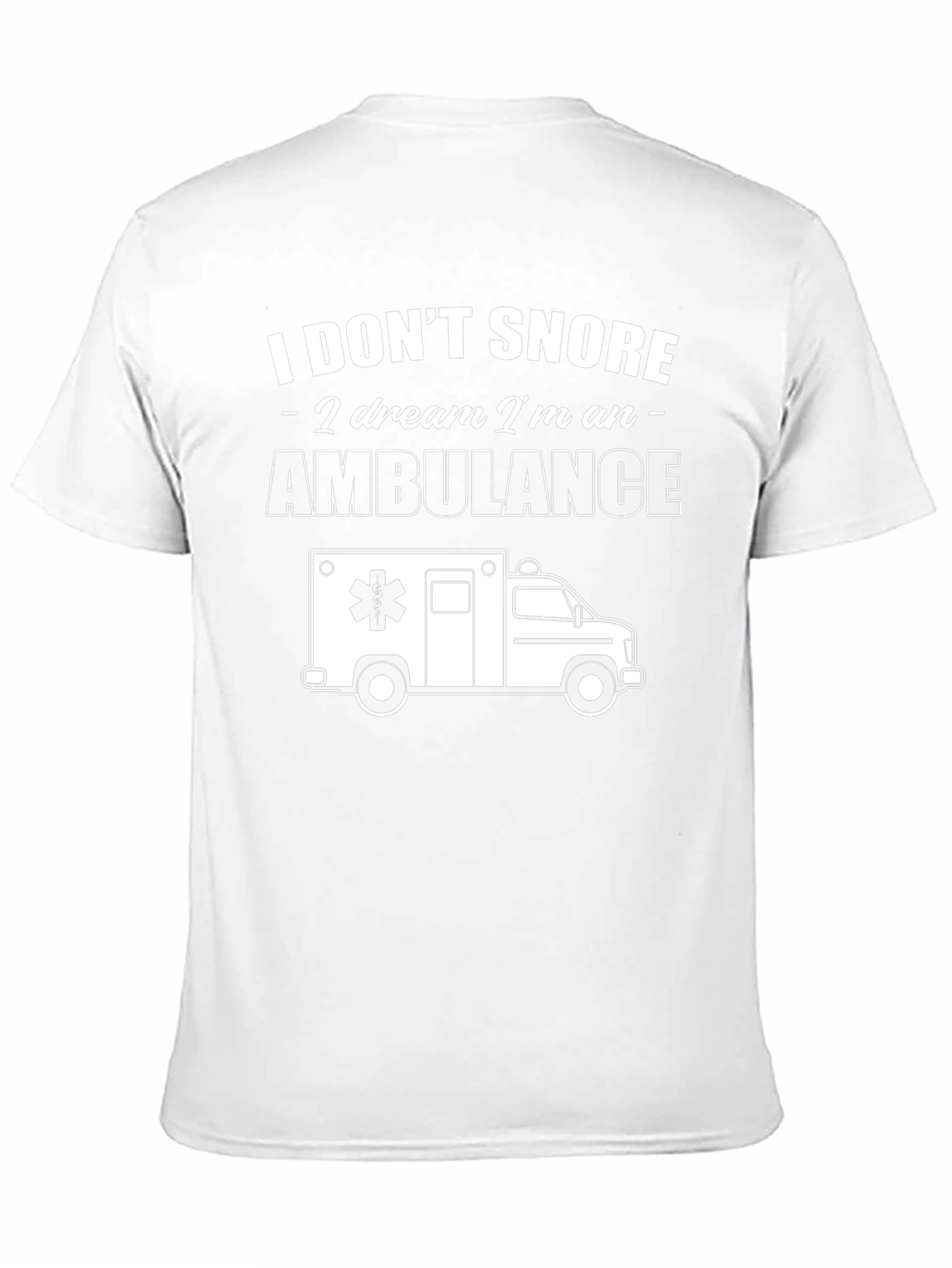 I Dont Snore Ambulance Graphic T-Shirt