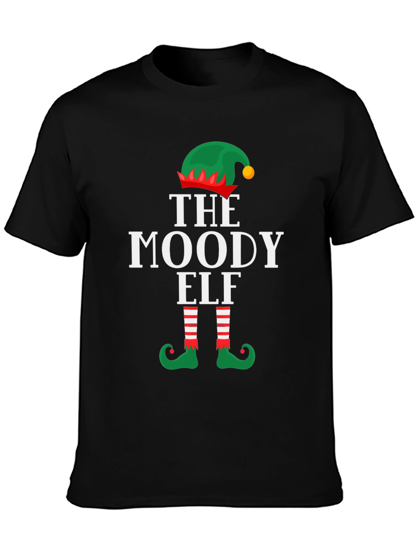 The Moody Elf T-Shirt - Funny Christmas Tee