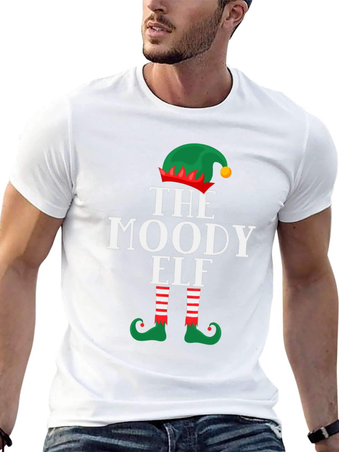 The Moody Elf T-Shirt - Funny Christmas Tee