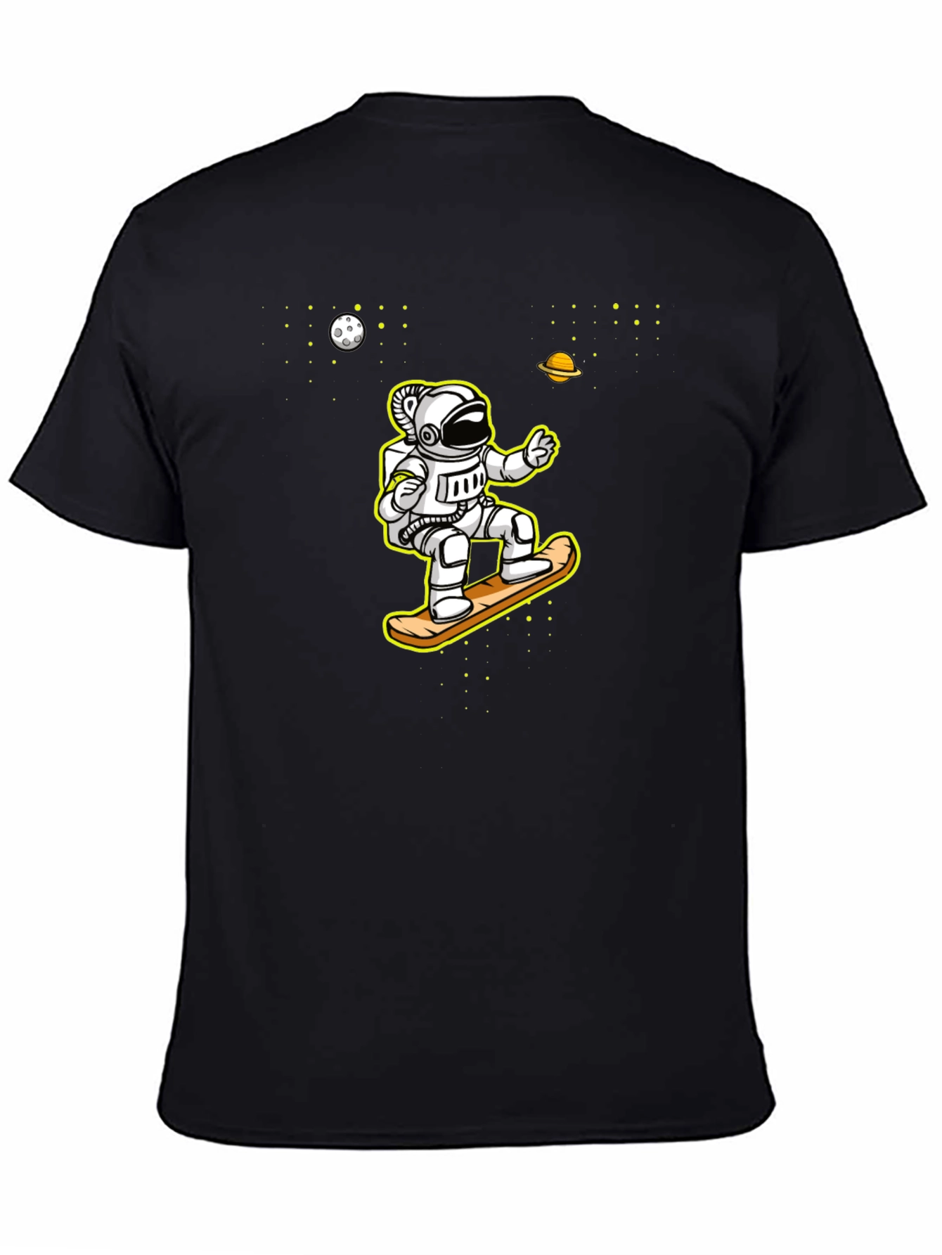 Astronaut Skateboarder Graphic T-Shirt
