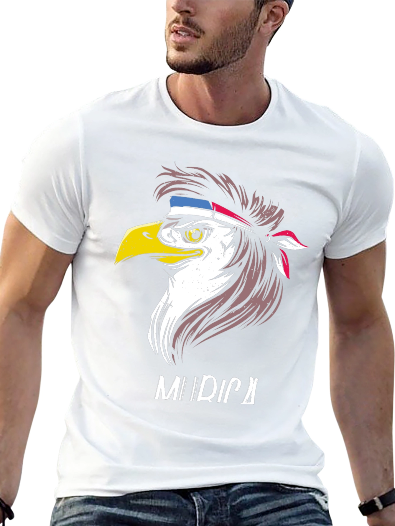 Patriotic Eagle Graphic Tee