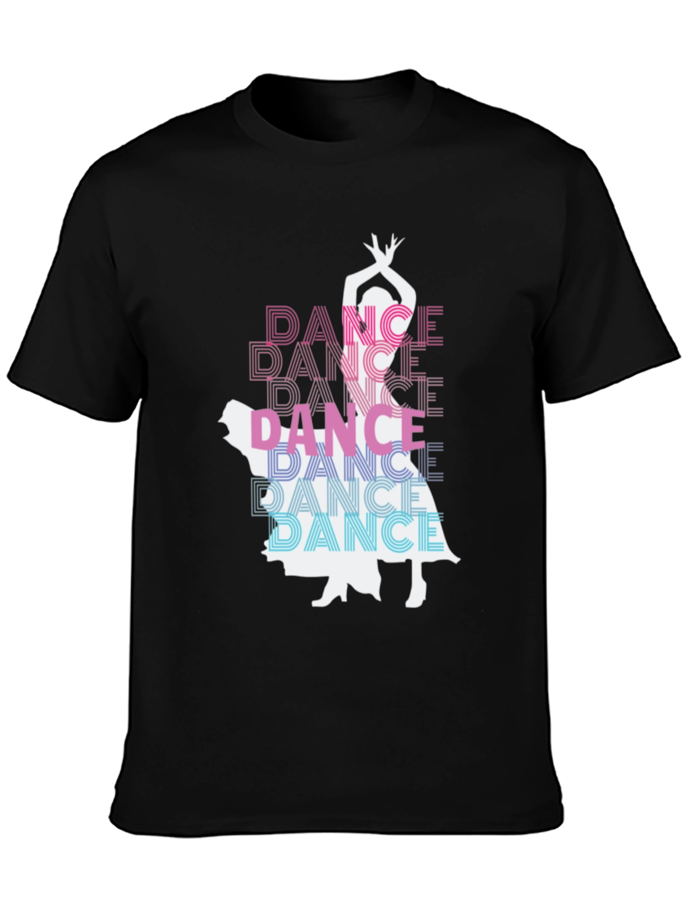 Dance Silhouette Graphic Tee - Stylish Comfort