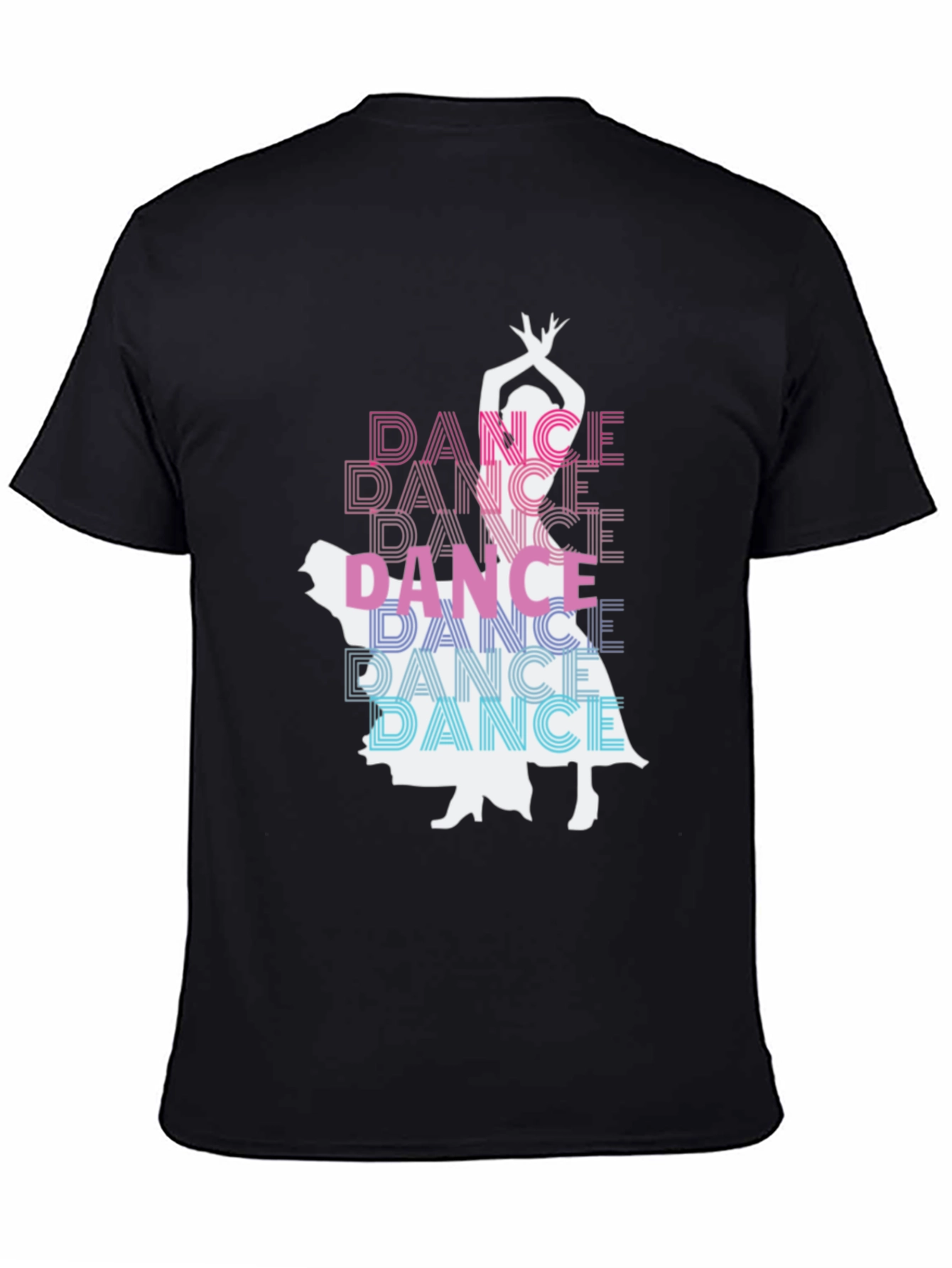 Dance Silhouette Graphic Tee - Stylish Comfort