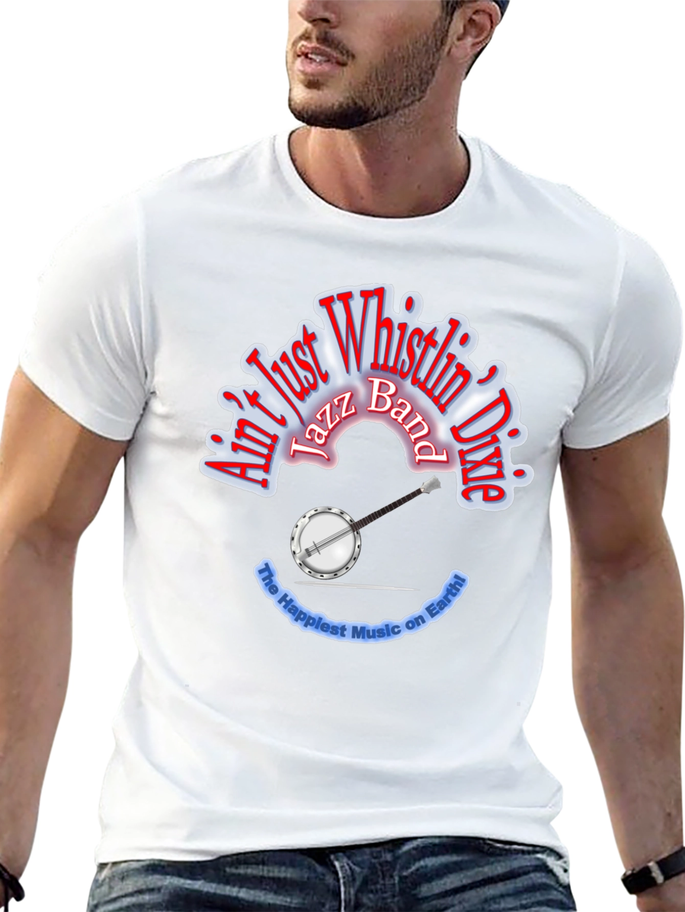 Aint Just Whistlin Dixie Jazz Band T-Shirt