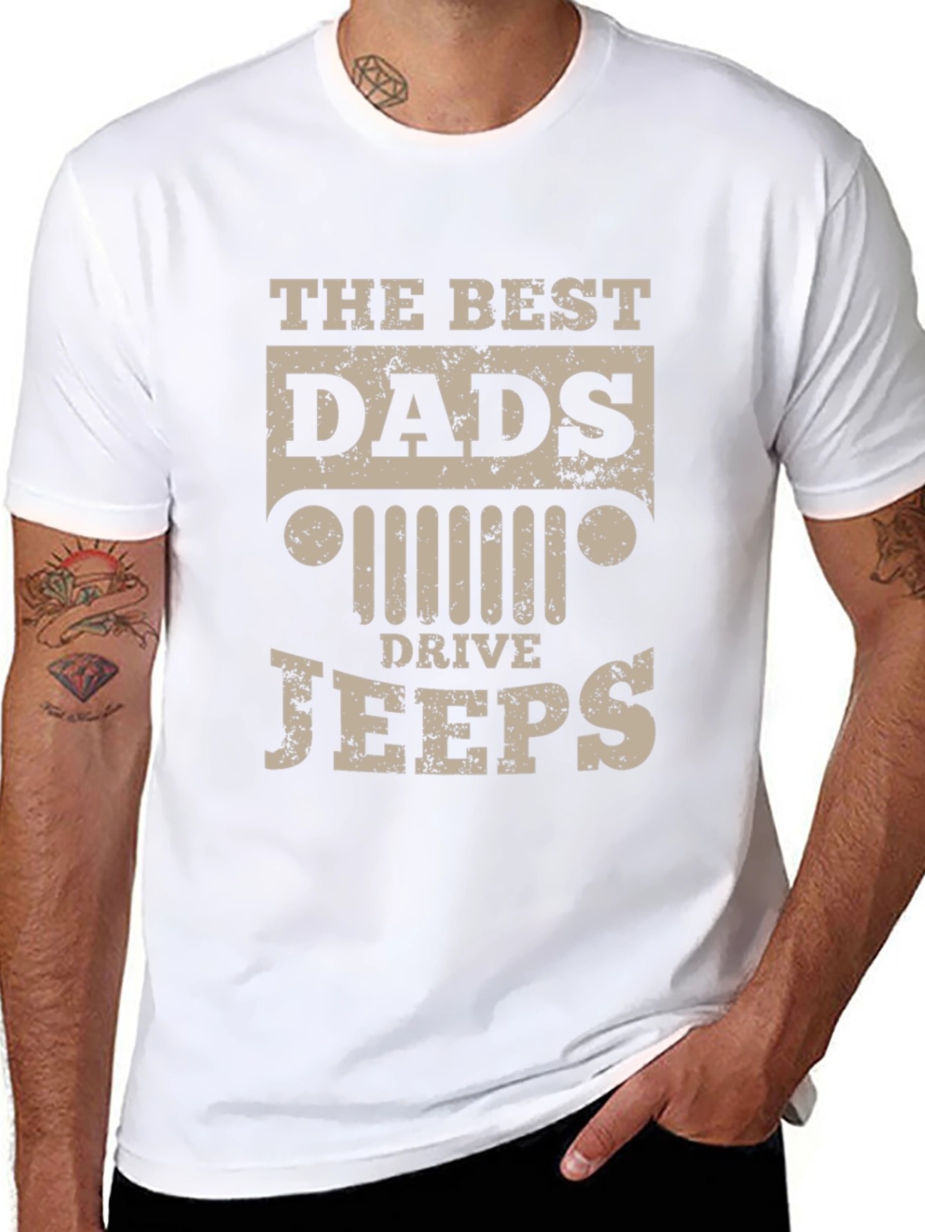 The Best Dads Drive Jeeps T-Shirt