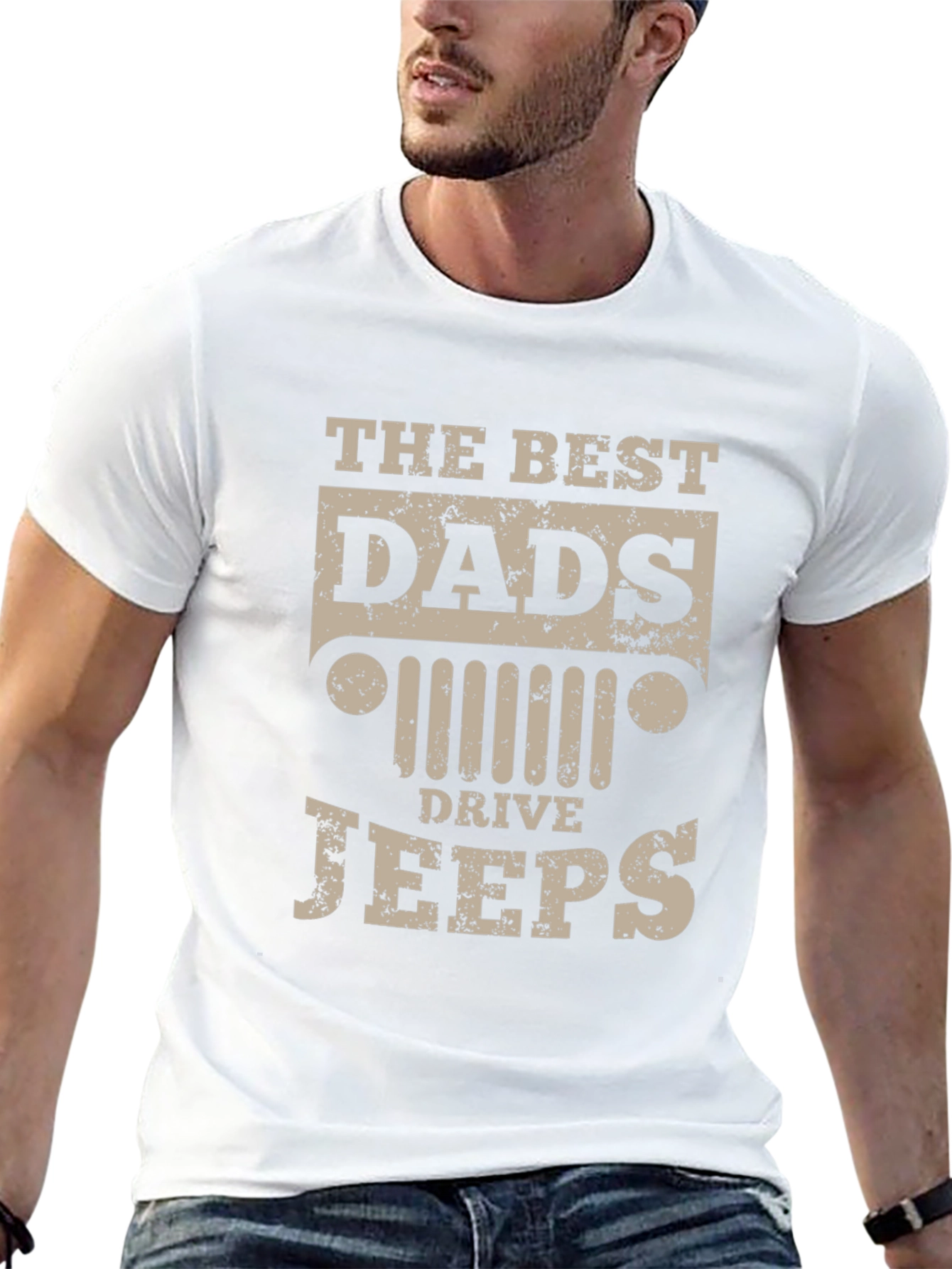 The Best Dads Drive Jeeps T-Shirt
