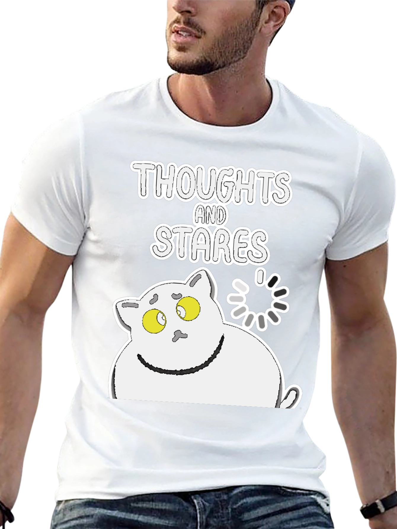 Thoughts and Stares Graphic T-Shirt