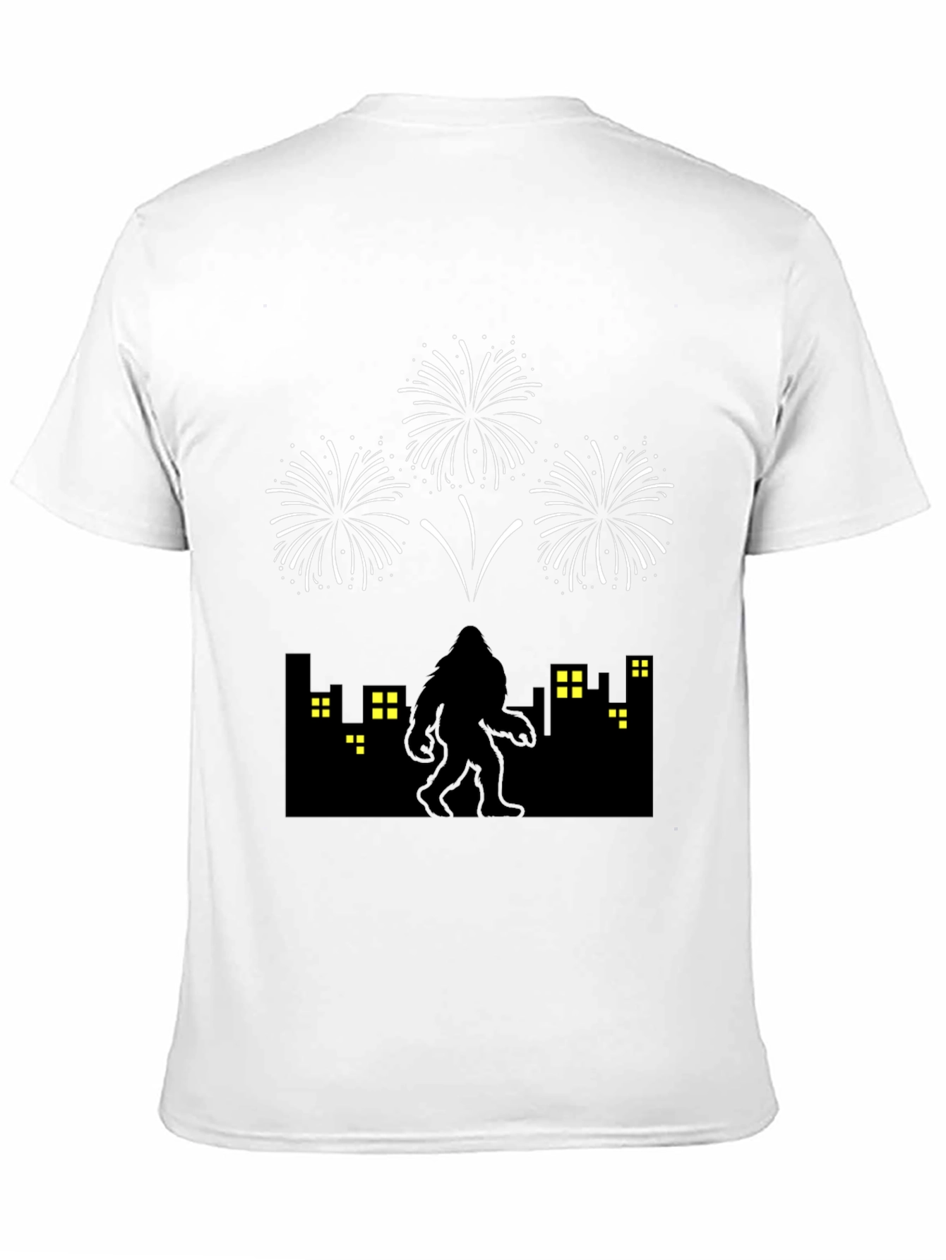 Sasquatch Fireworks Graphic Tee - Black