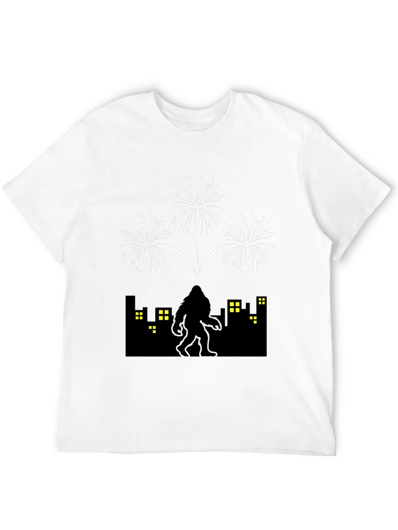 Sasquatch Fireworks Graphic Tee - Black