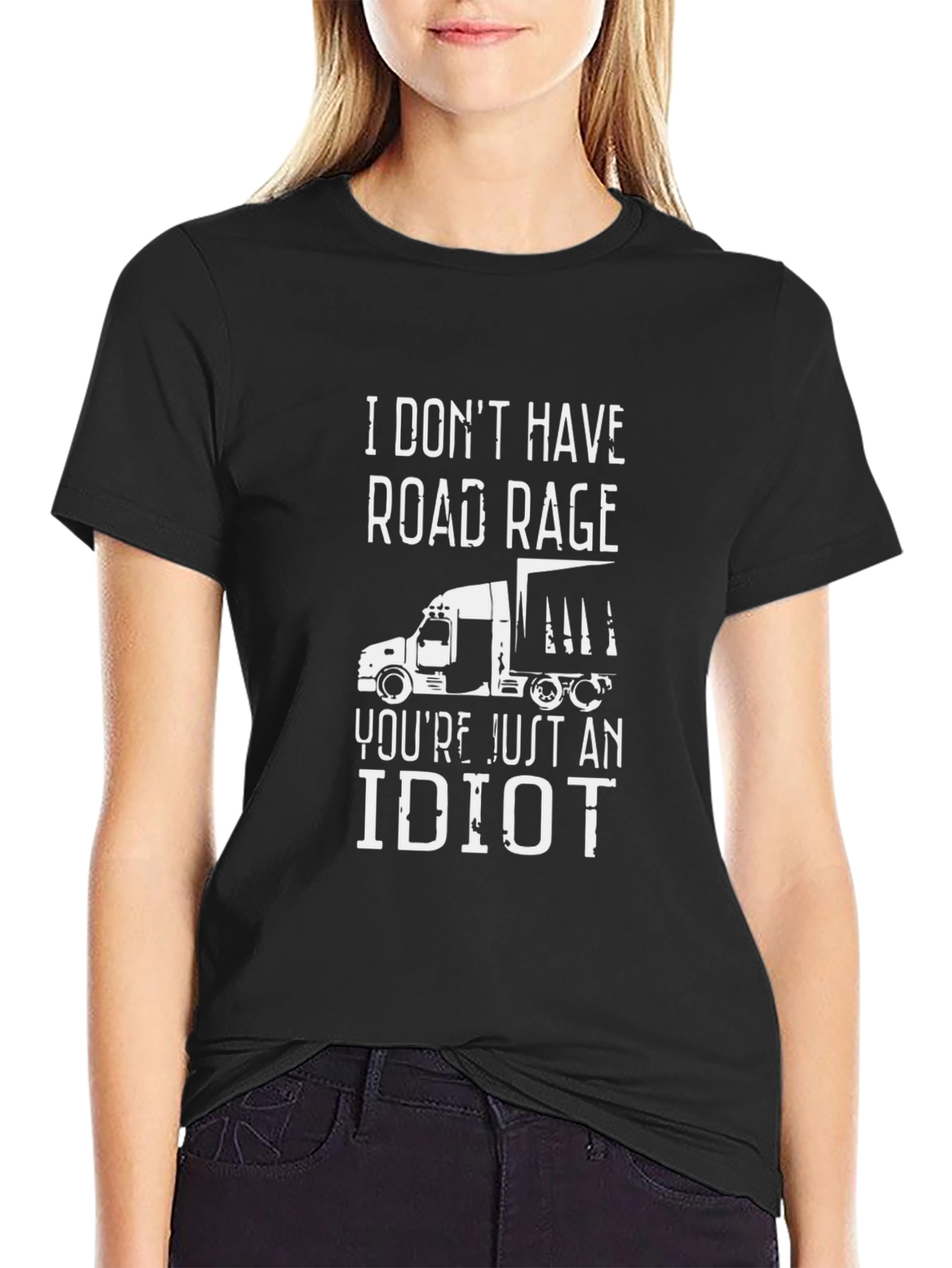 Road Rage Trucker T-Shirt - Funny Mens Tee
