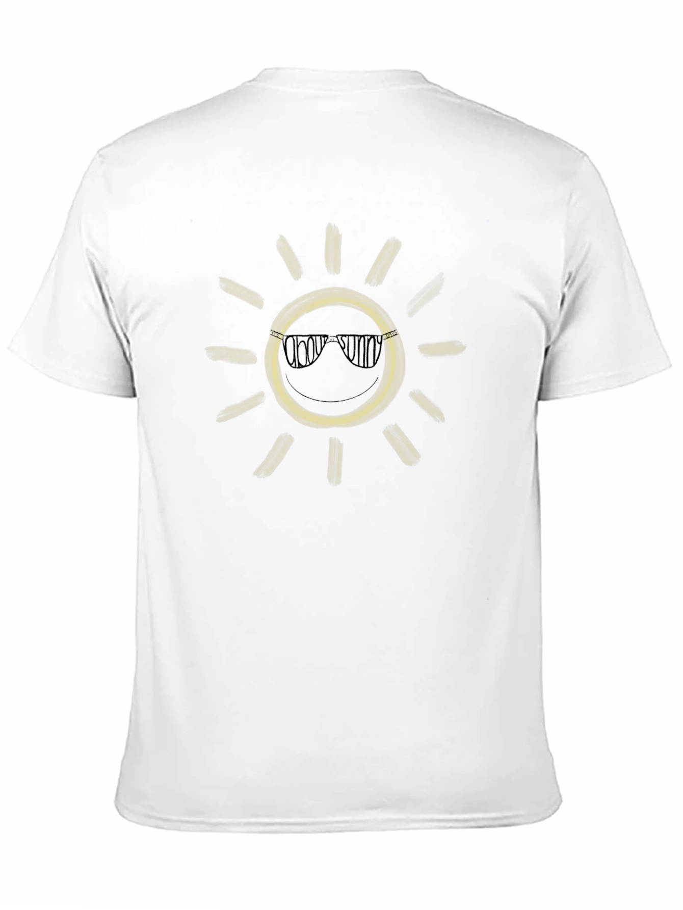 Cool Sun Graphic T-Shirt - Black Casual Tee