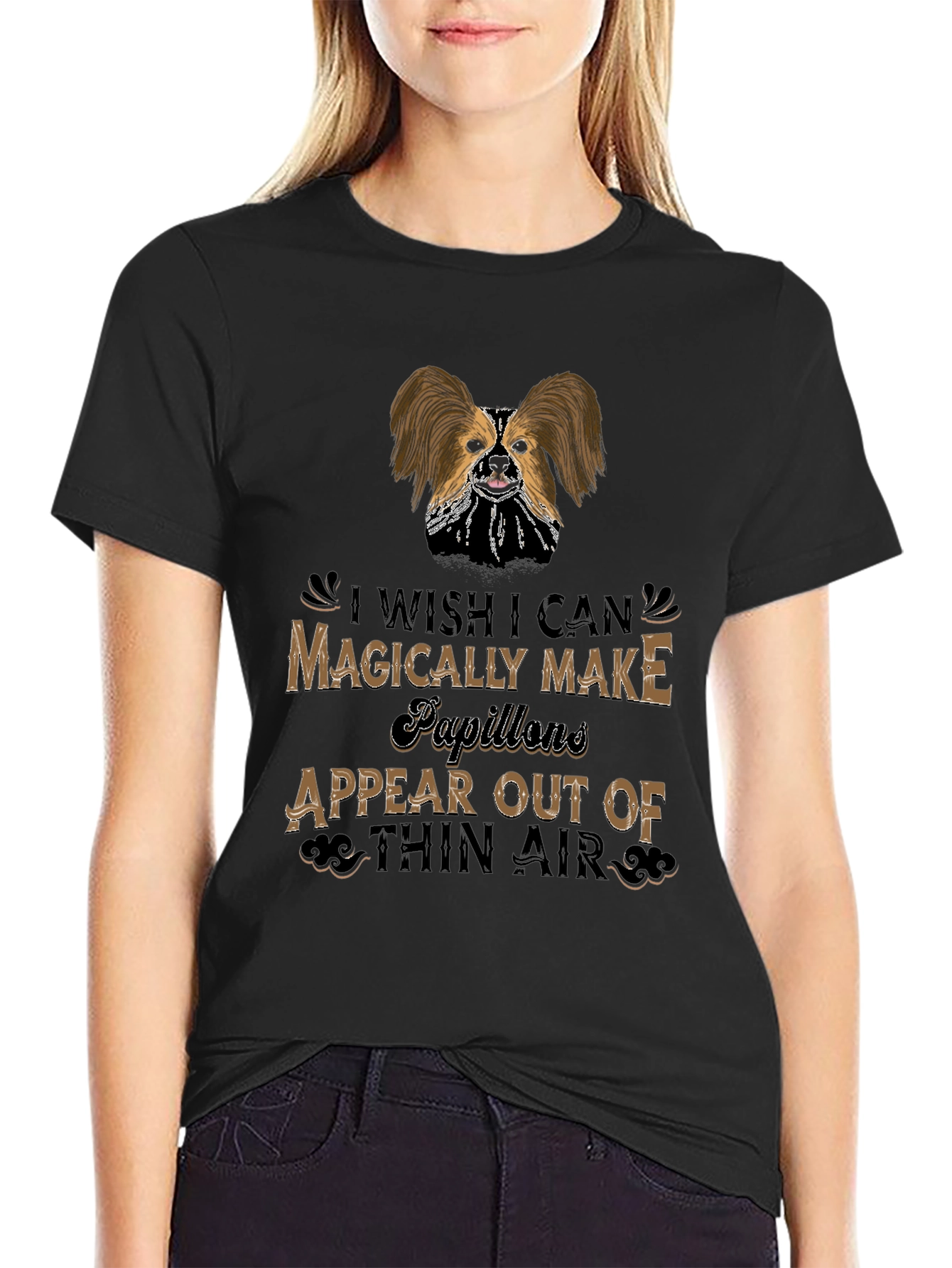 Magical Papillon T-Shirt Pet Lover Tee